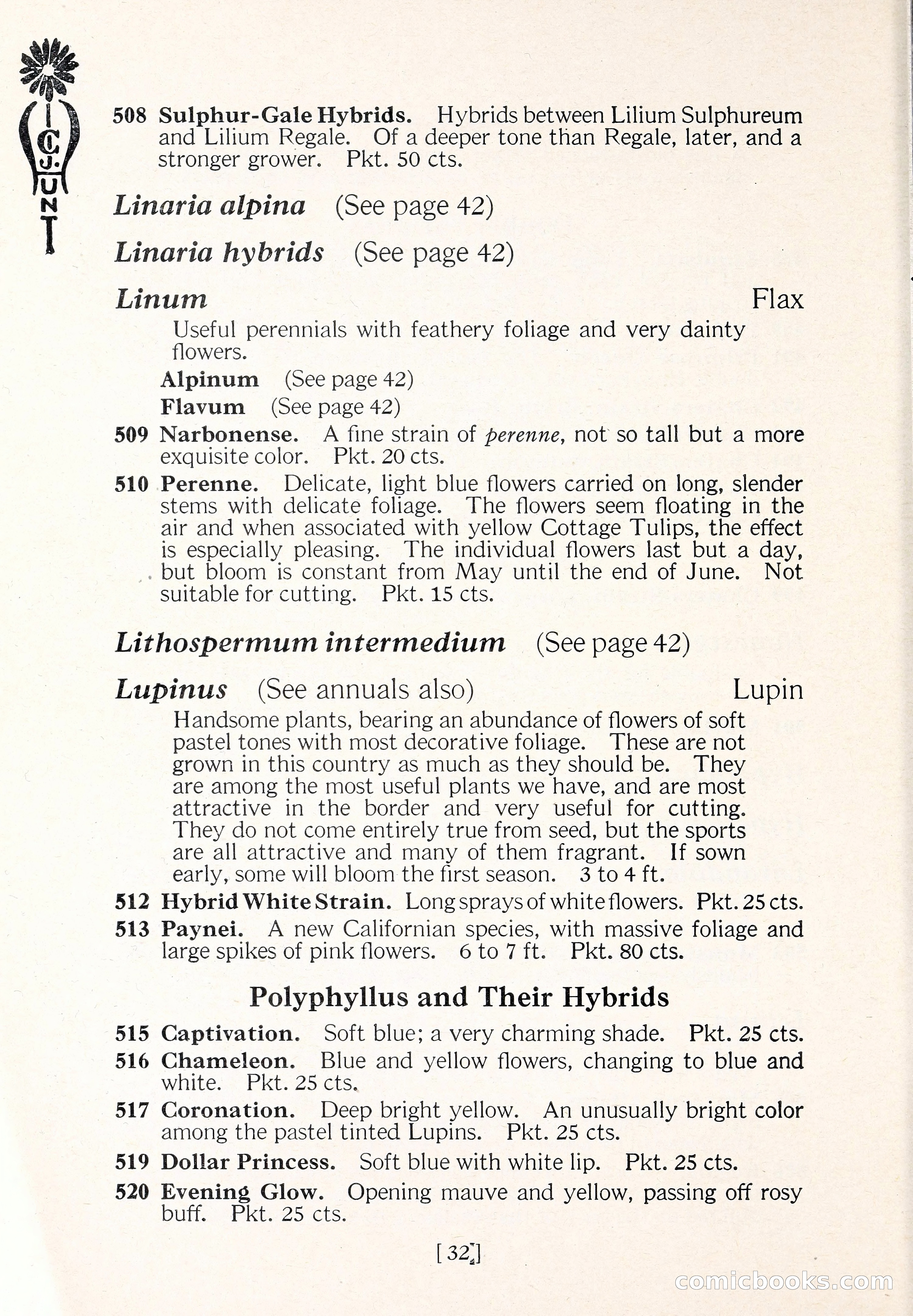 Blue Book of Flower Seeds and Gladioli — page 37 of 64