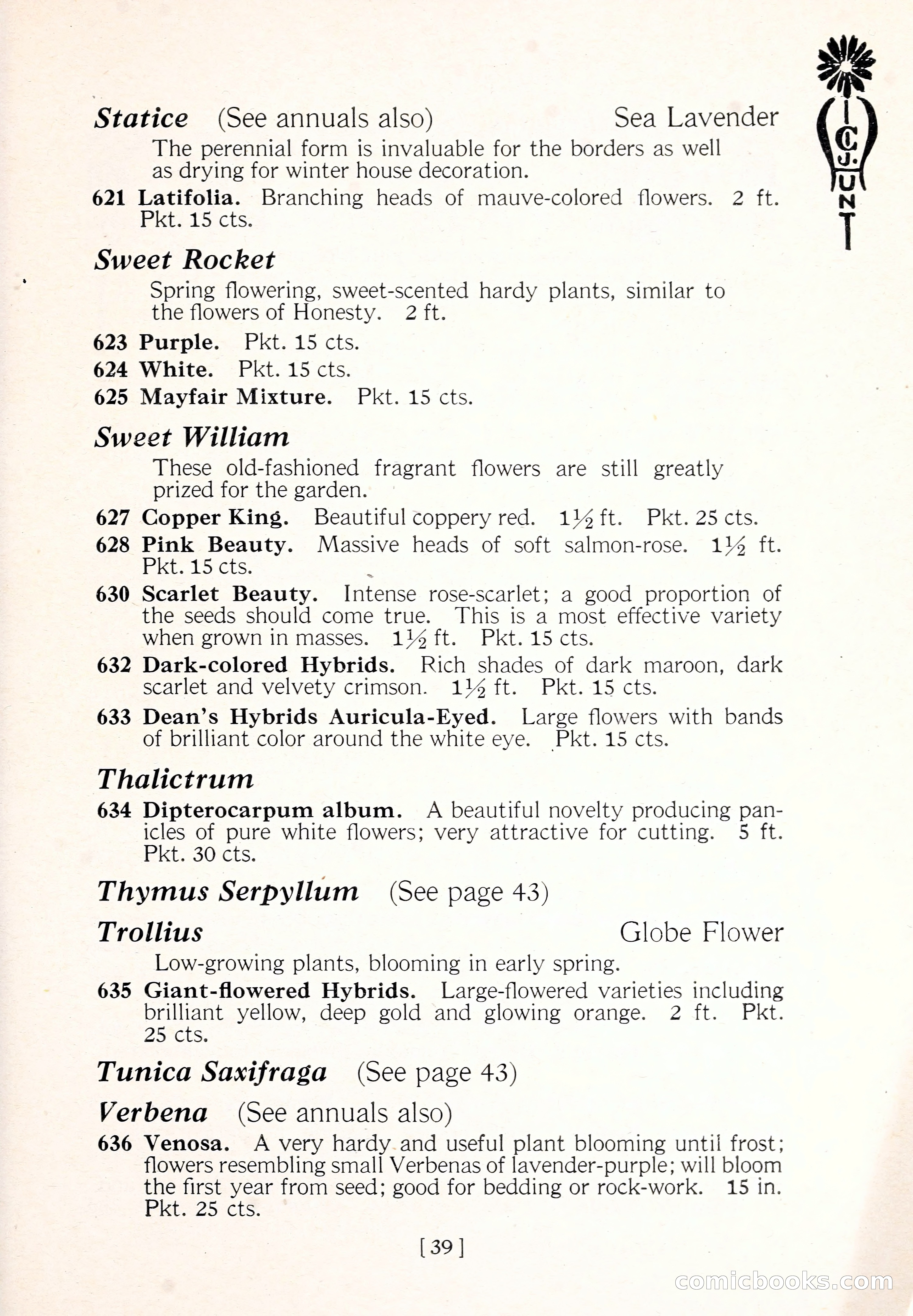Blue Book of Flower Seeds and Gladioli — page 44 of 64