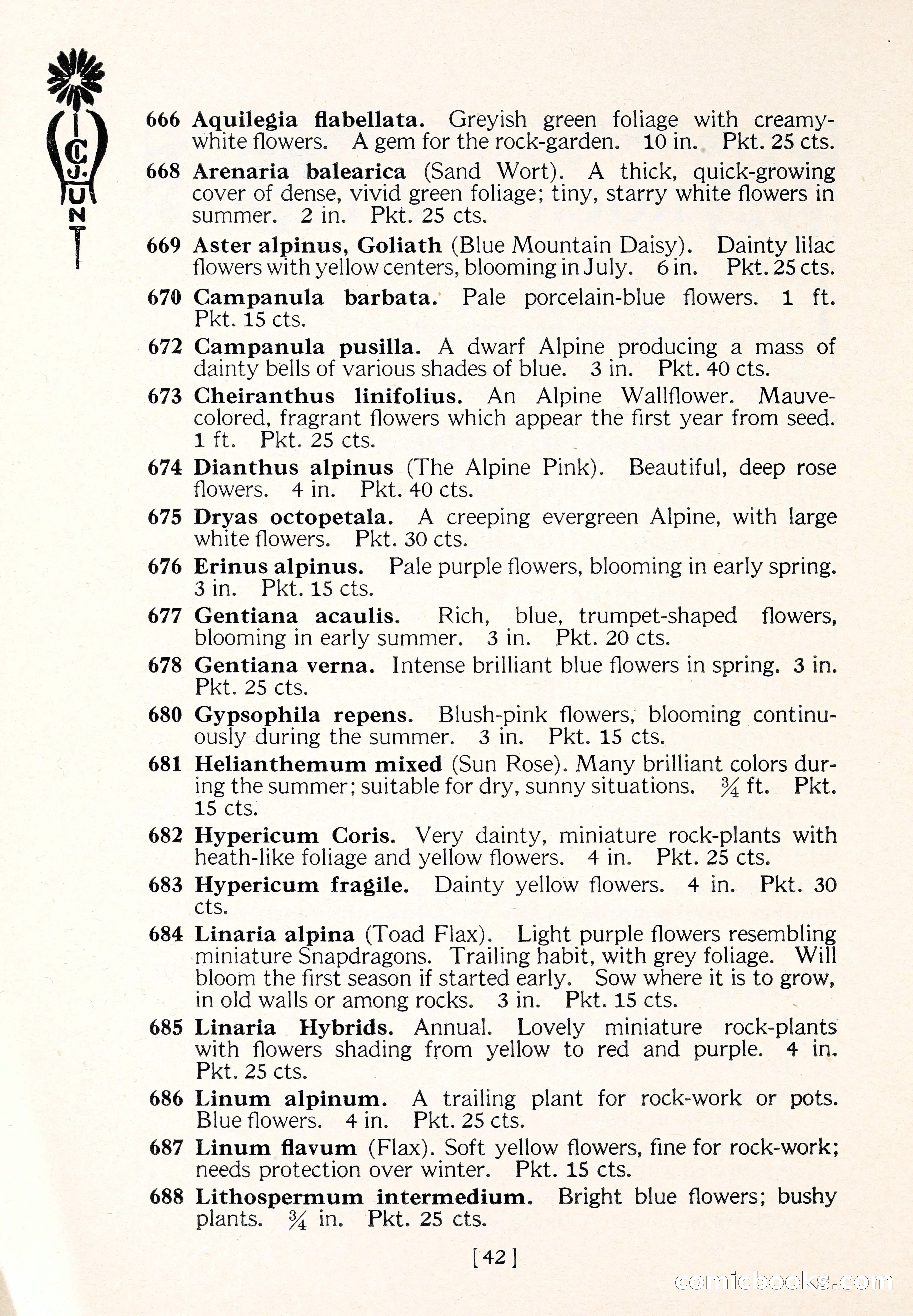 Blue Book of Flower Seeds and Gladioli — page 47 of 64
