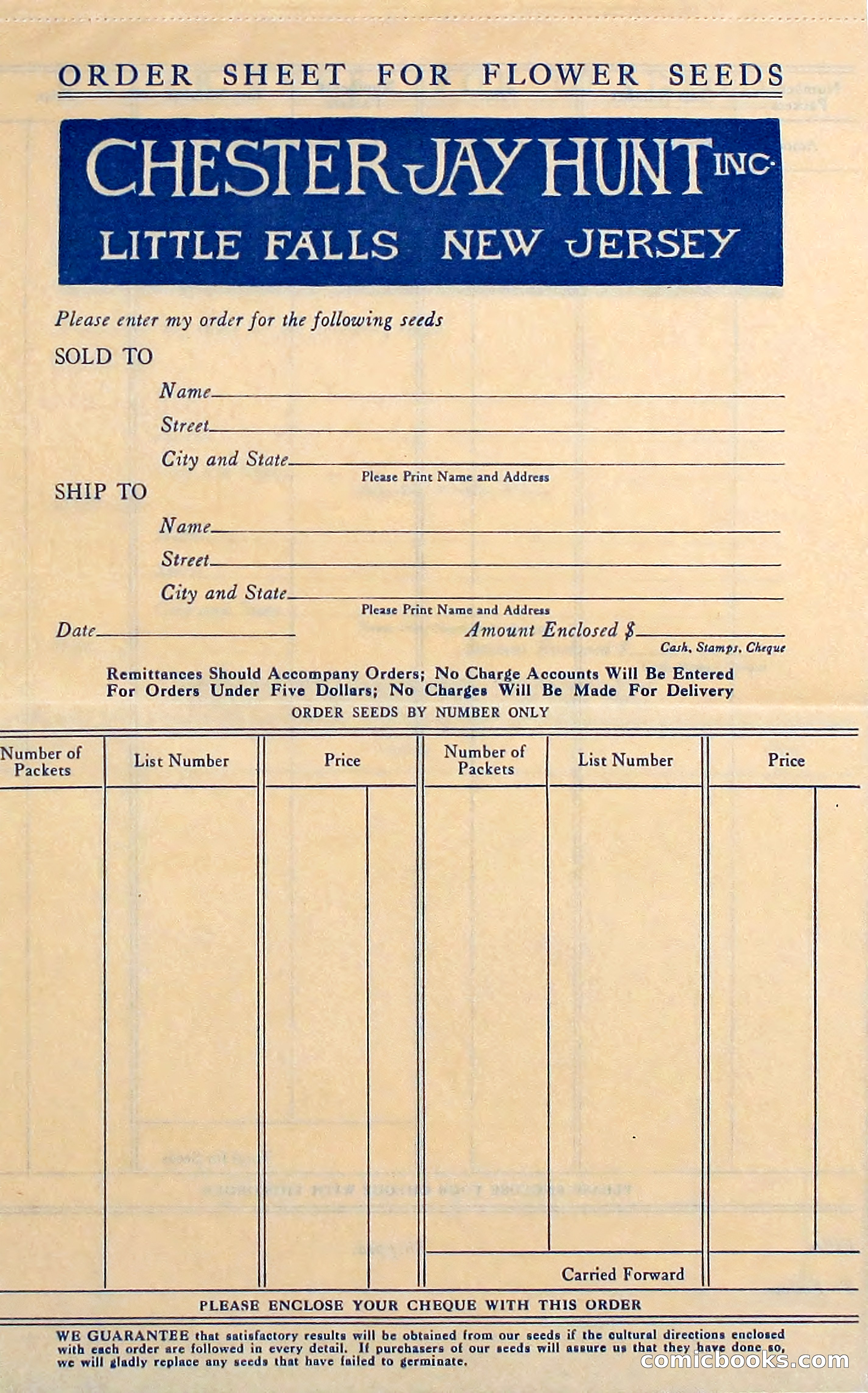 Blue Book of Flower Seeds and Gladioli — page 54 of 64