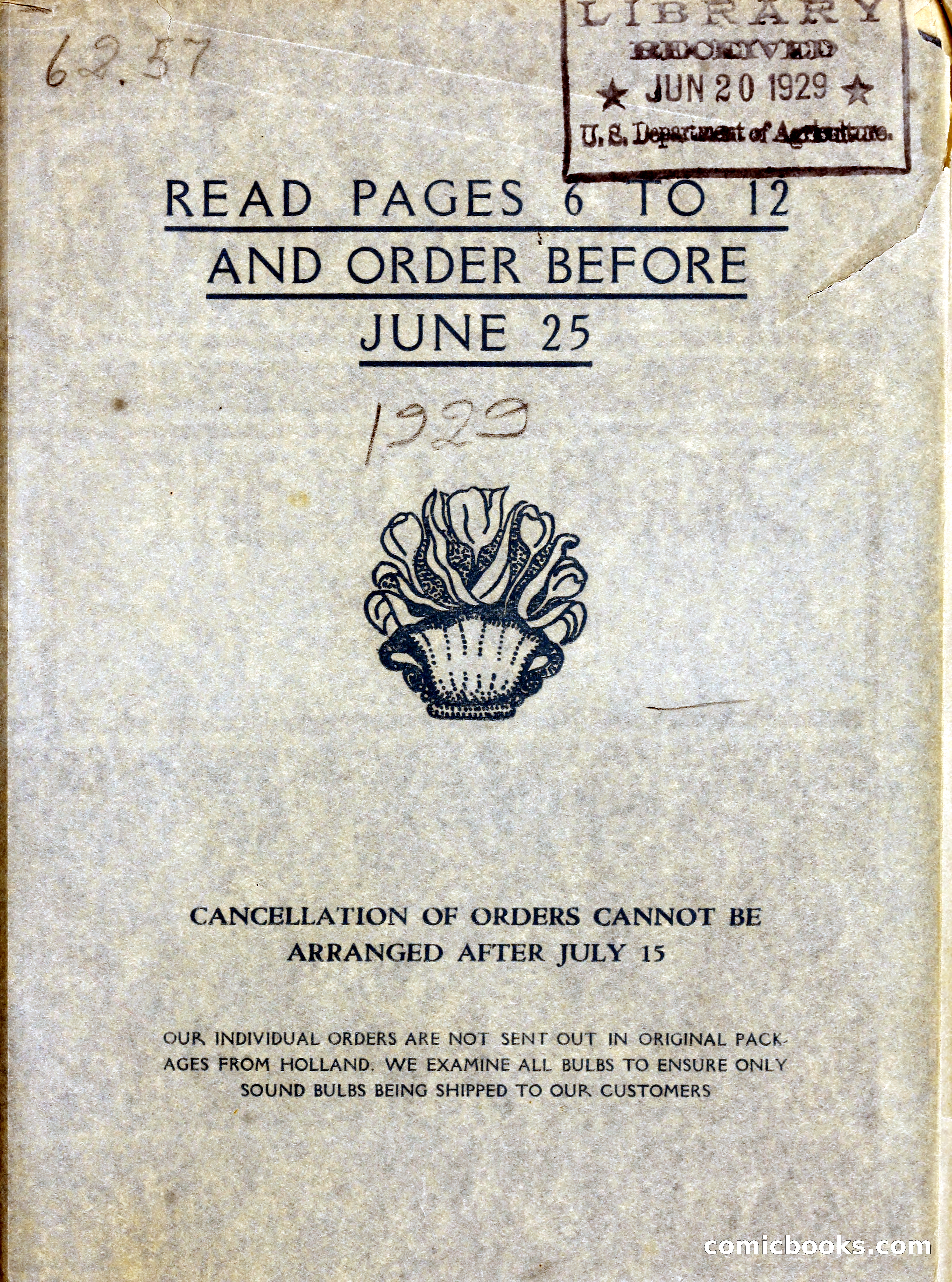 Blue Book of Bulbs, 1929 — page 4 of 128