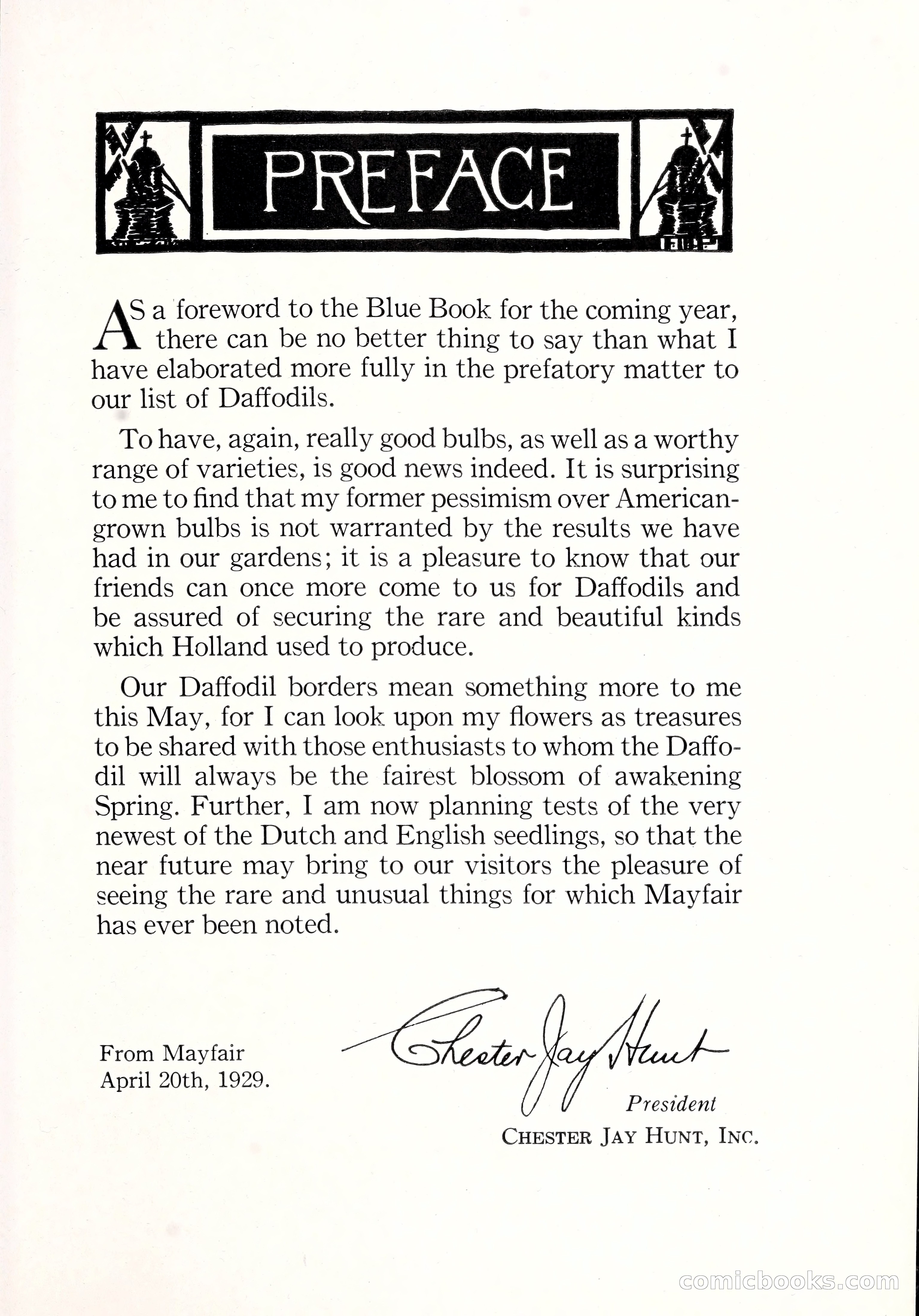 Blue Book of Bulbs, 1929 — page 10 of 128