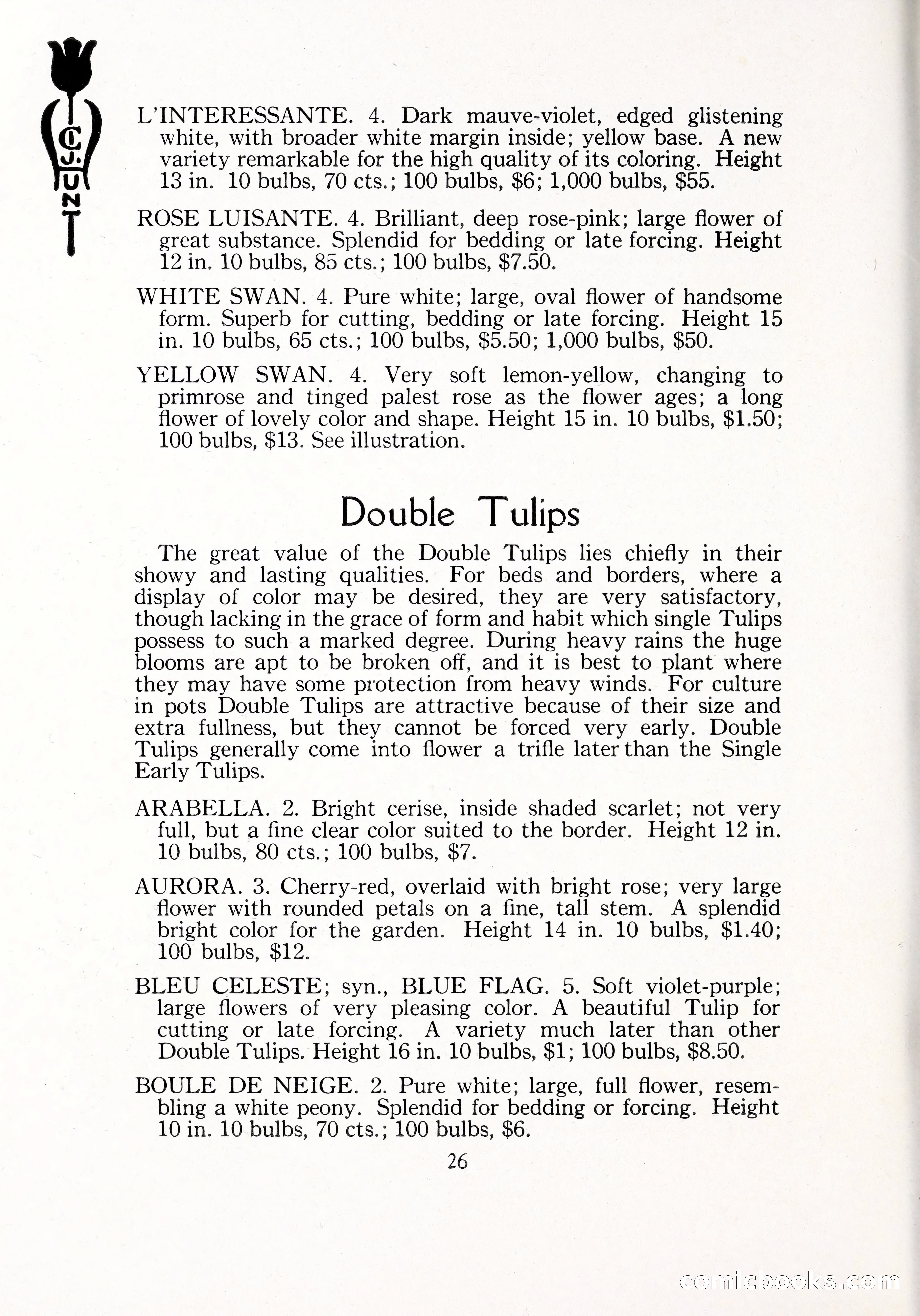 Blue Book of Bulbs, 1929 — page 39 of 128