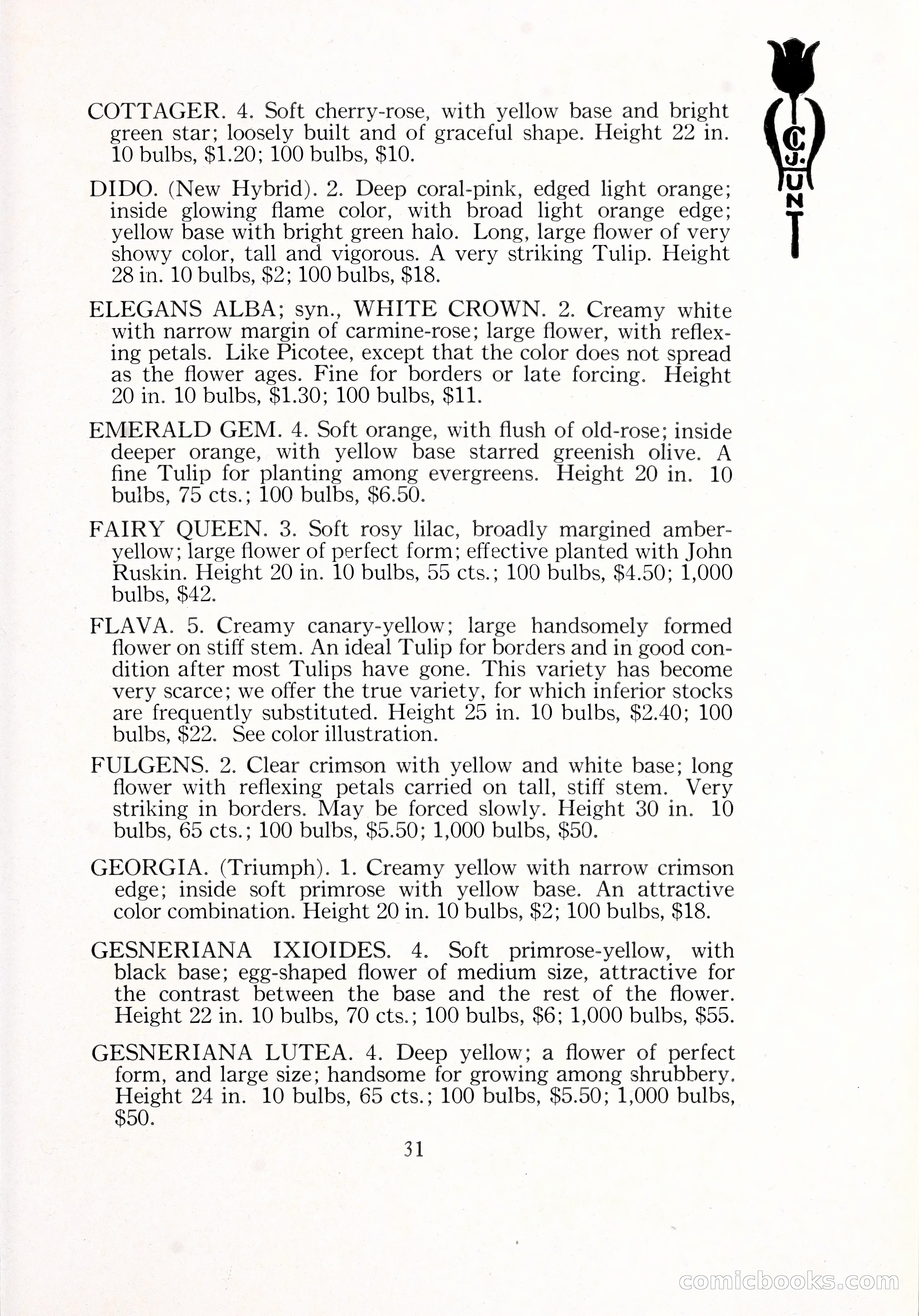 Blue Book of Bulbs, 1929 — page 46 of 128