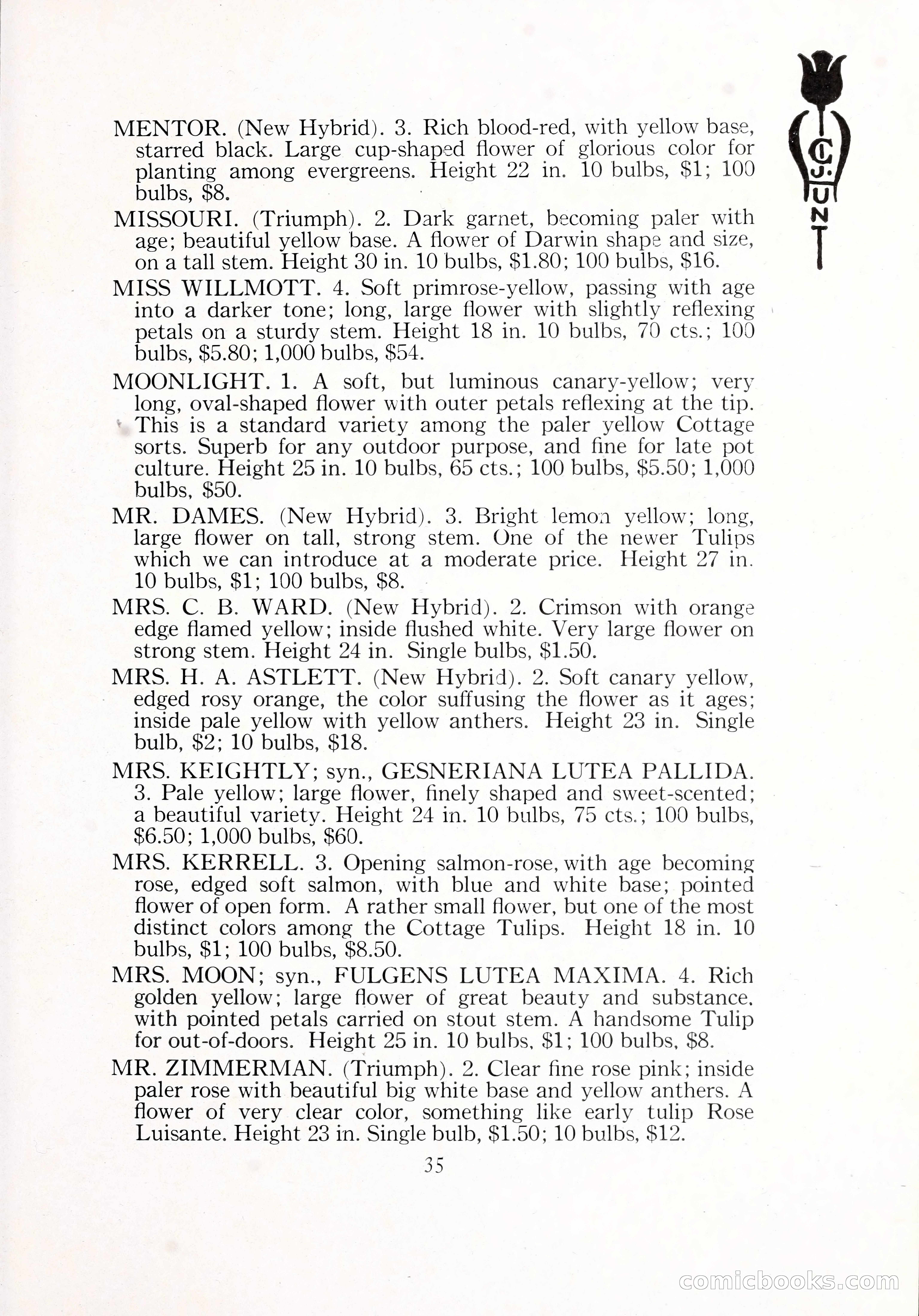 Blue Book of Bulbs, 1929 — page 52 of 128