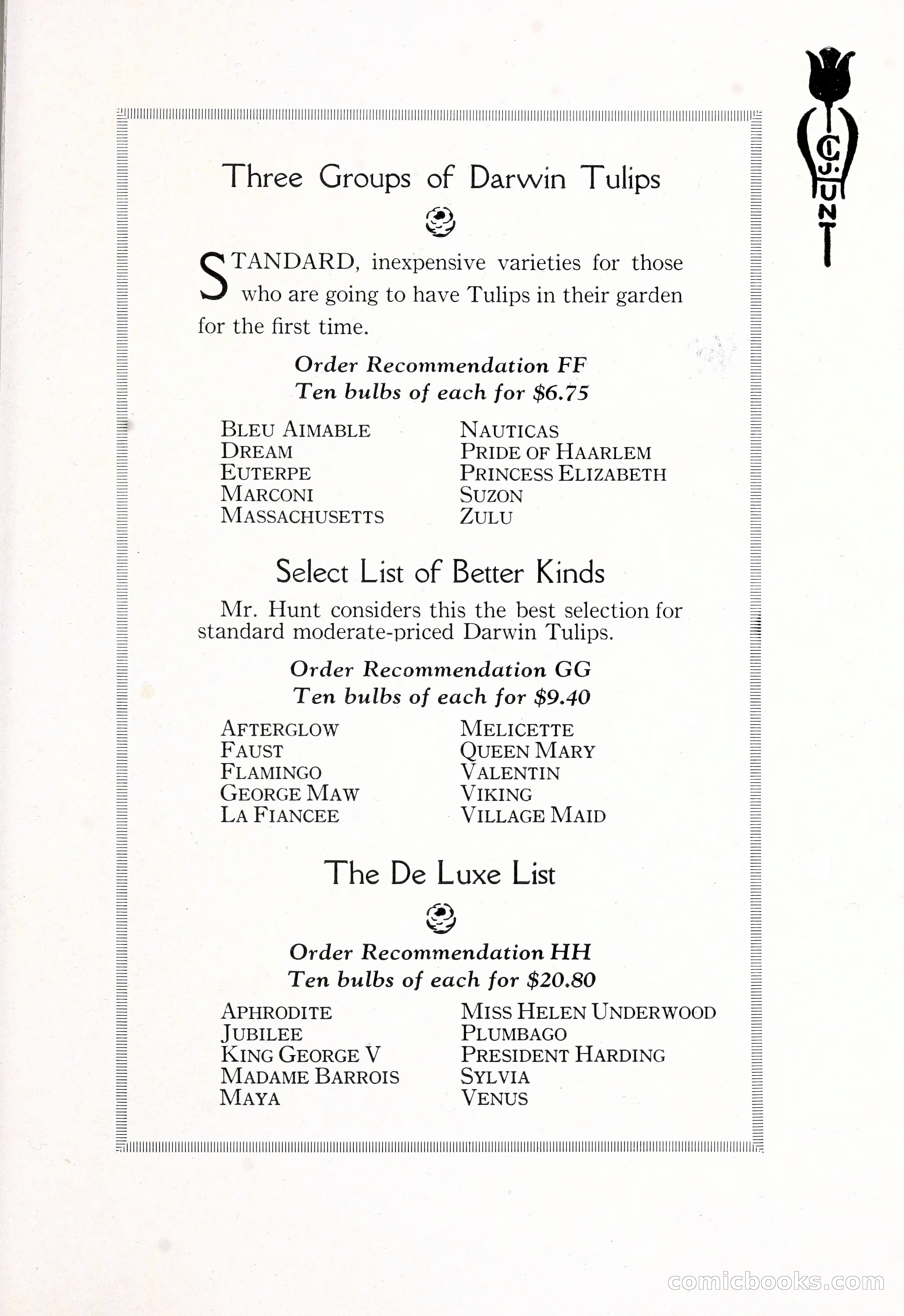 Blue Book of Bulbs, 1929 — page 58 of 128