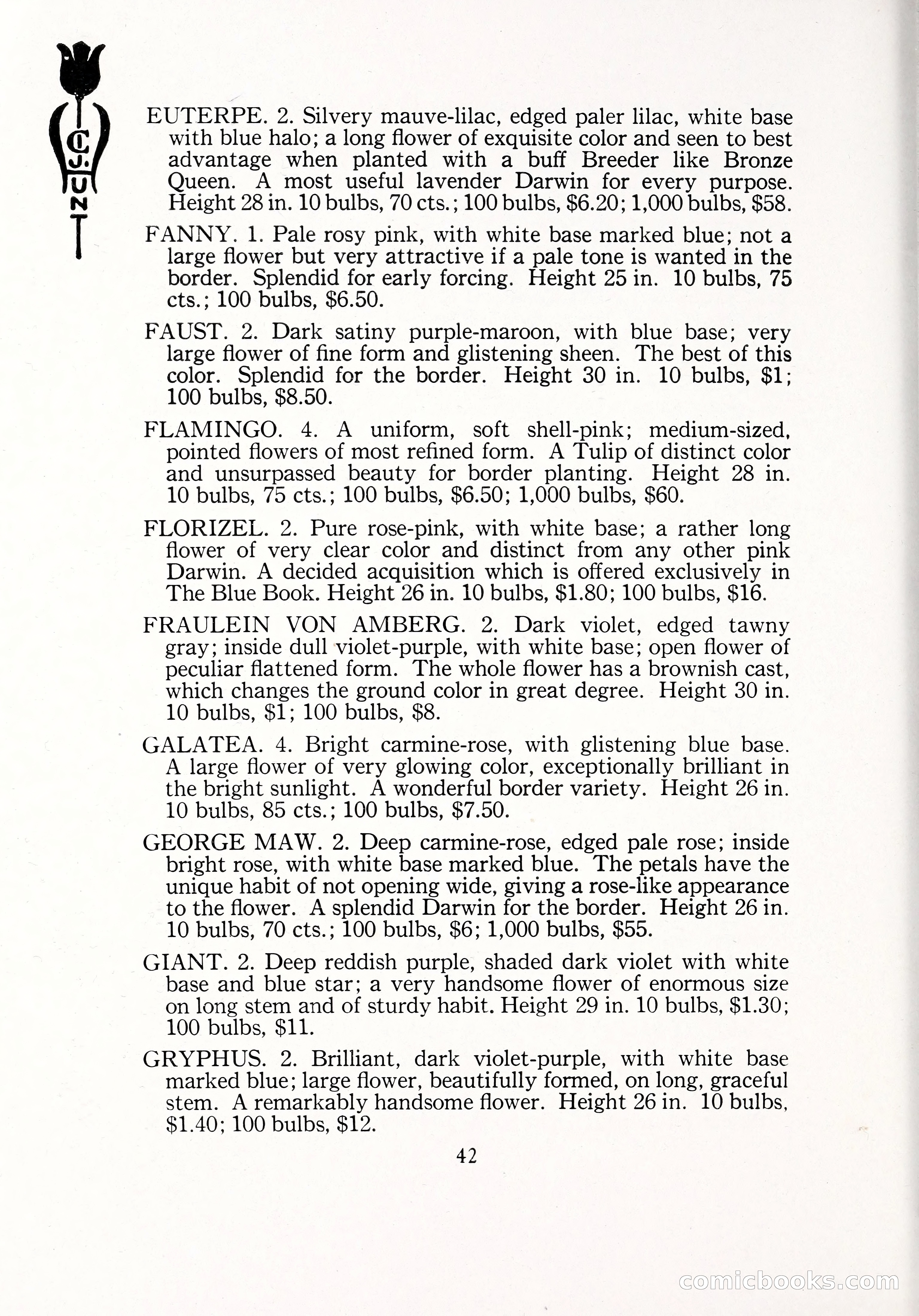 Blue Book of Bulbs, 1929 — page 63 of 128