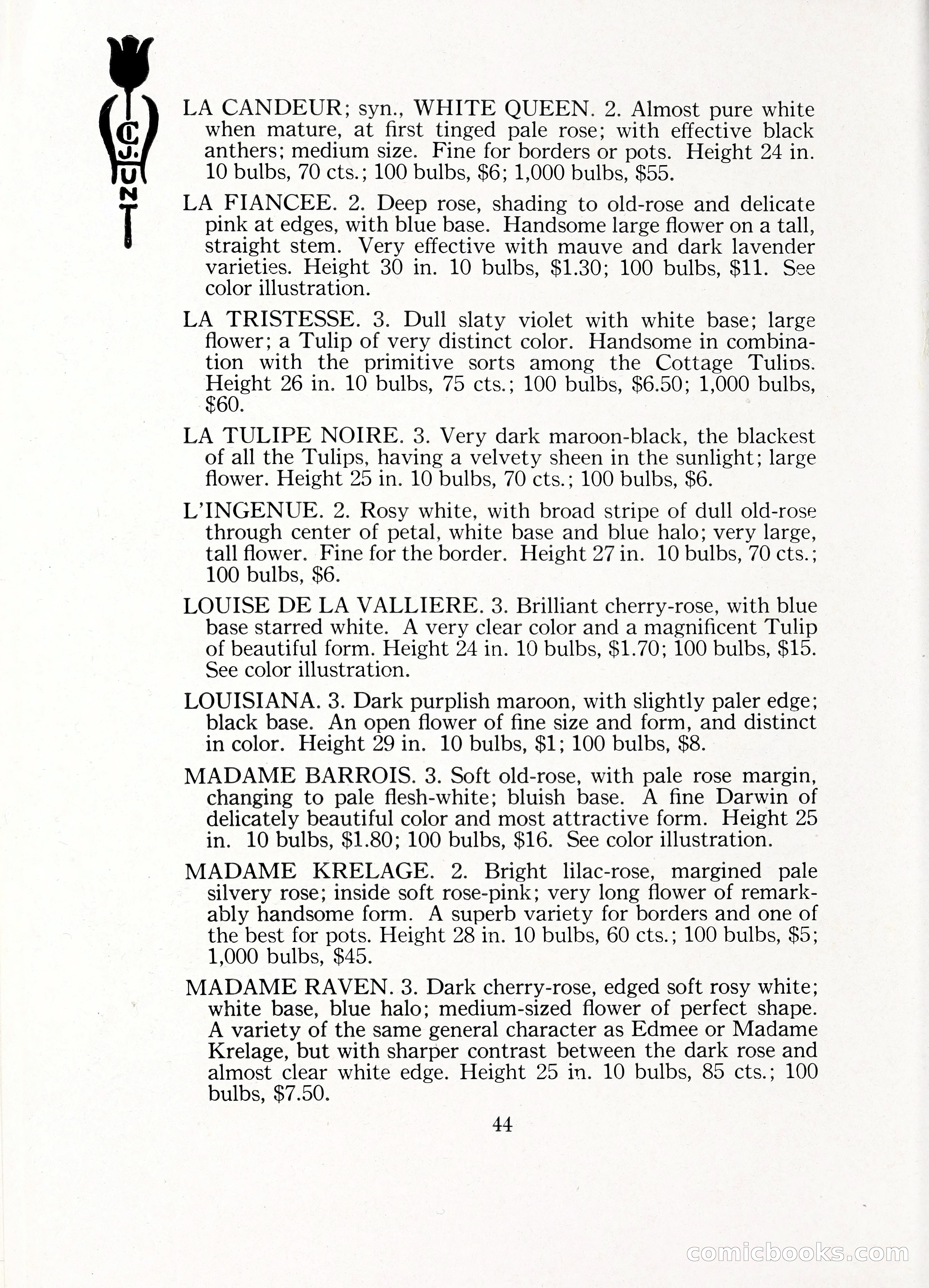 Blue Book of Bulbs, 1929 — page 65 of 128