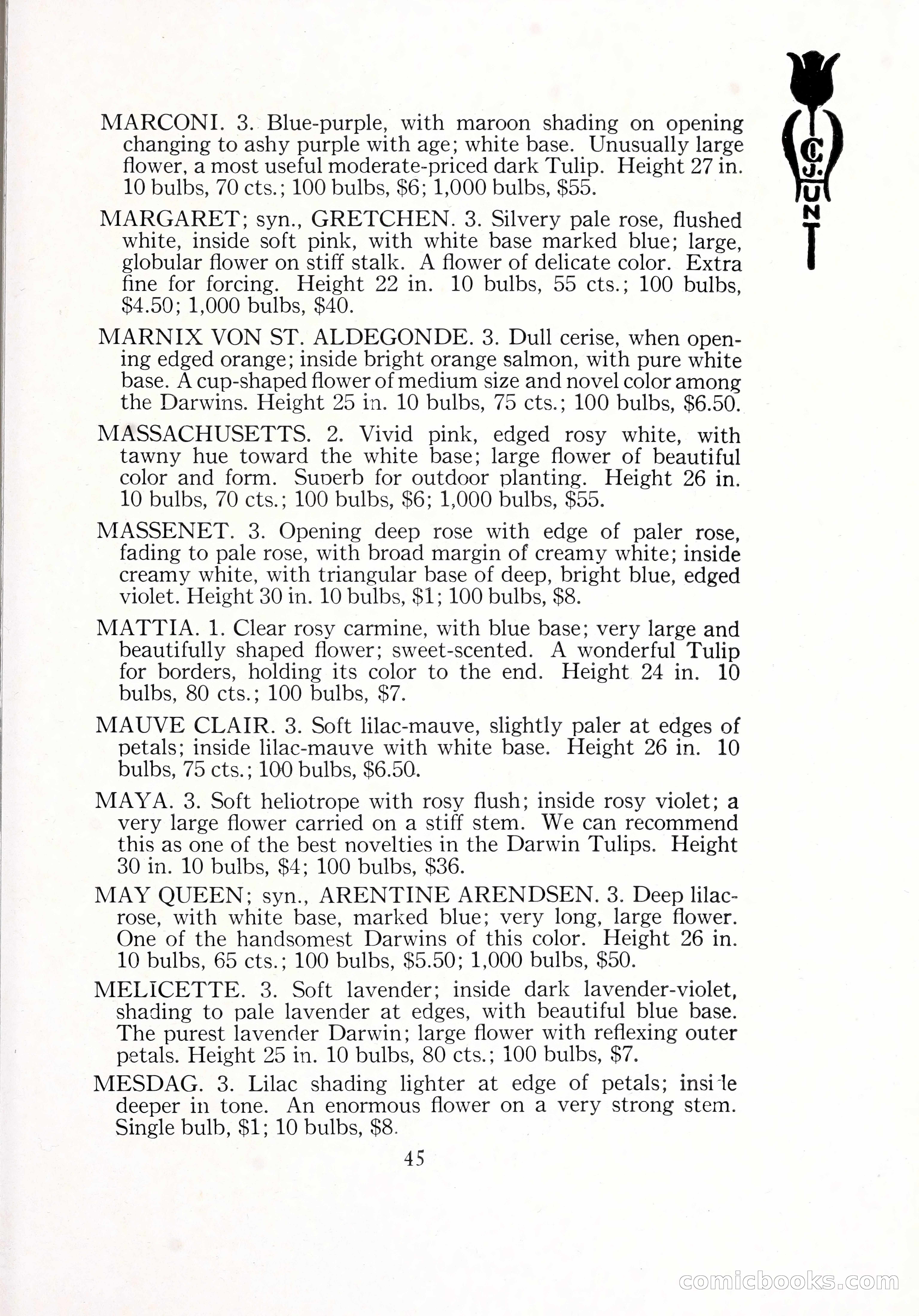Blue Book of Bulbs, 1929 — page 68 of 128