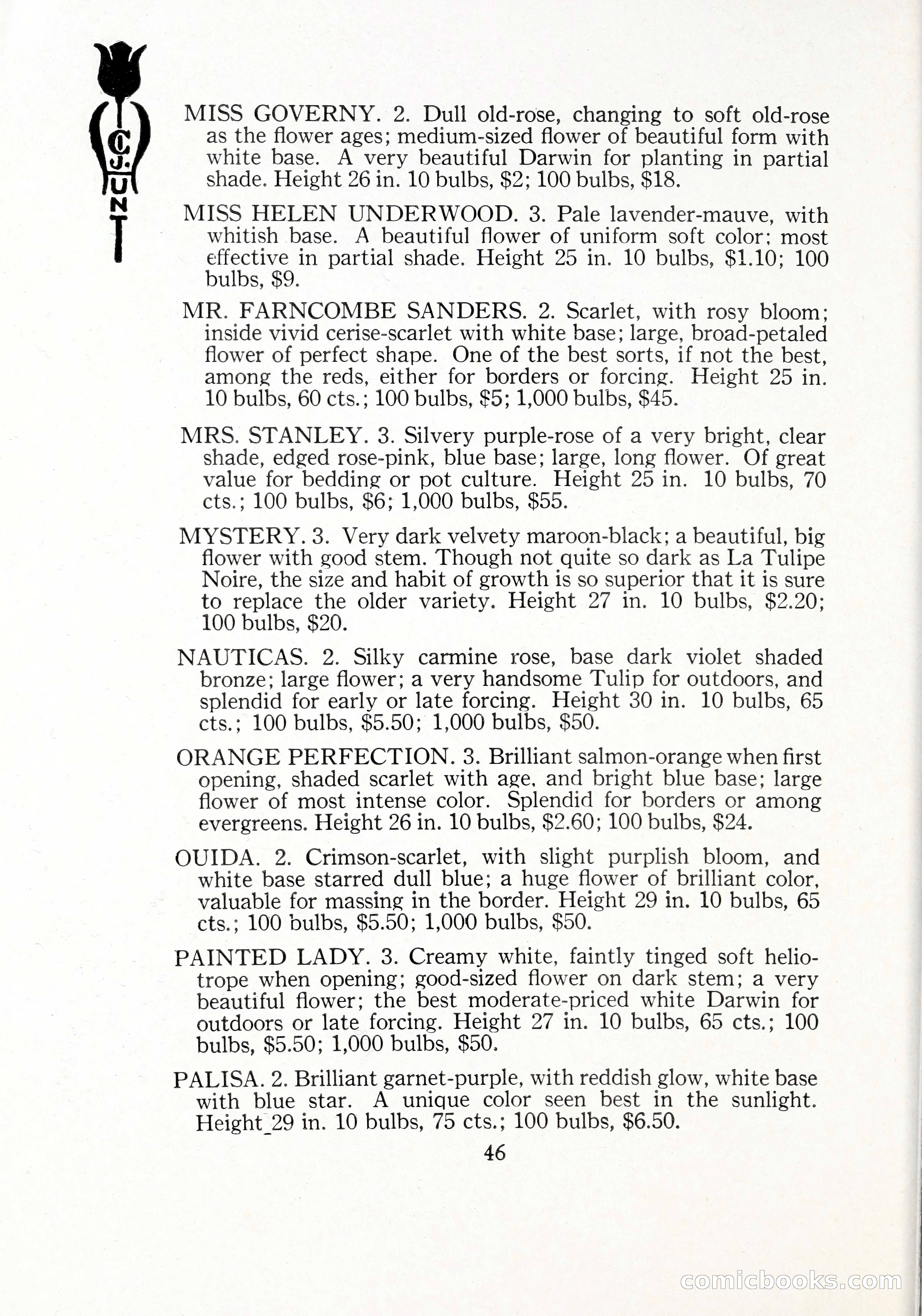 Blue Book of Bulbs, 1929 — page 69 of 128