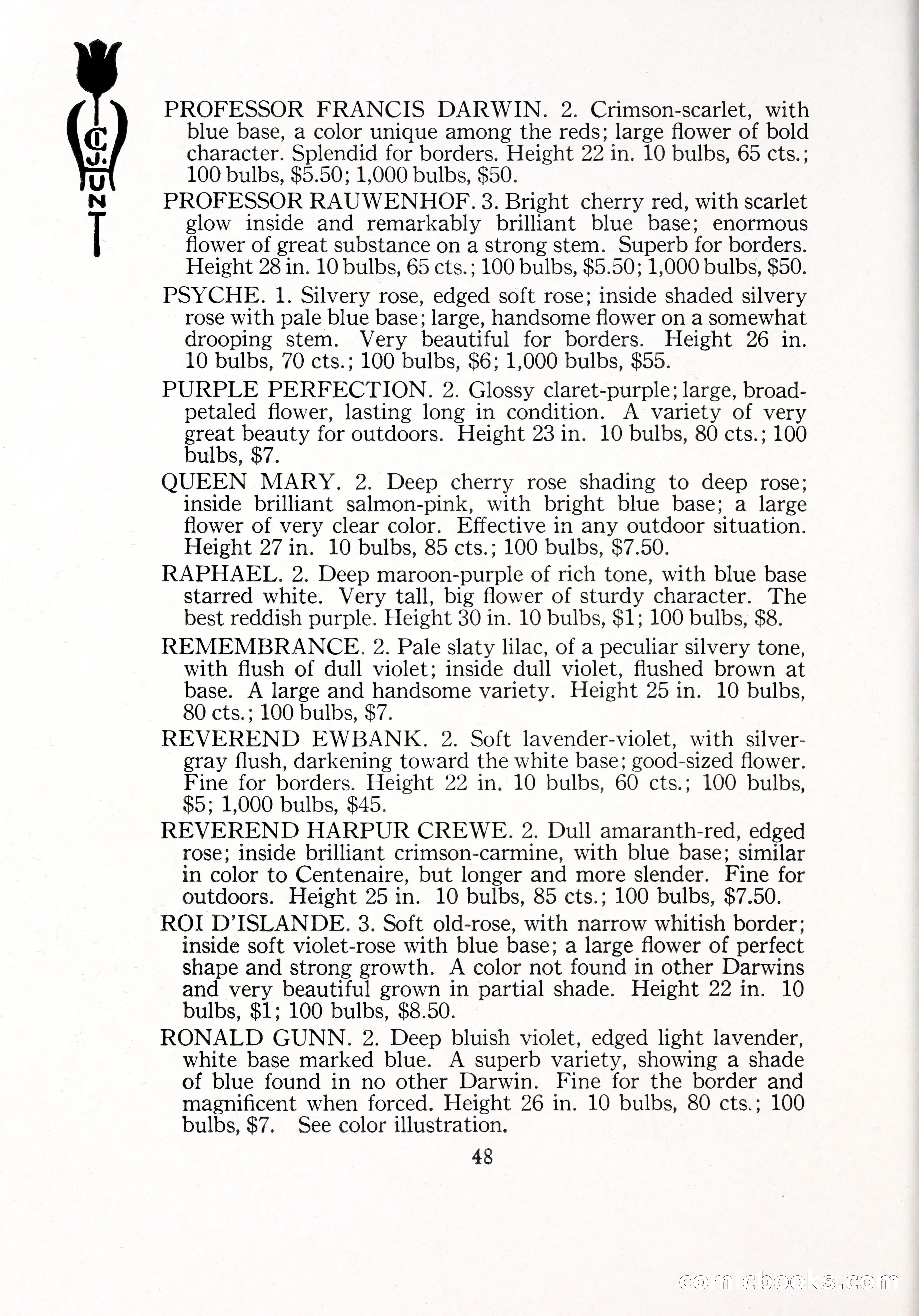 Blue Book of Bulbs, 1929 — page 71 of 128
