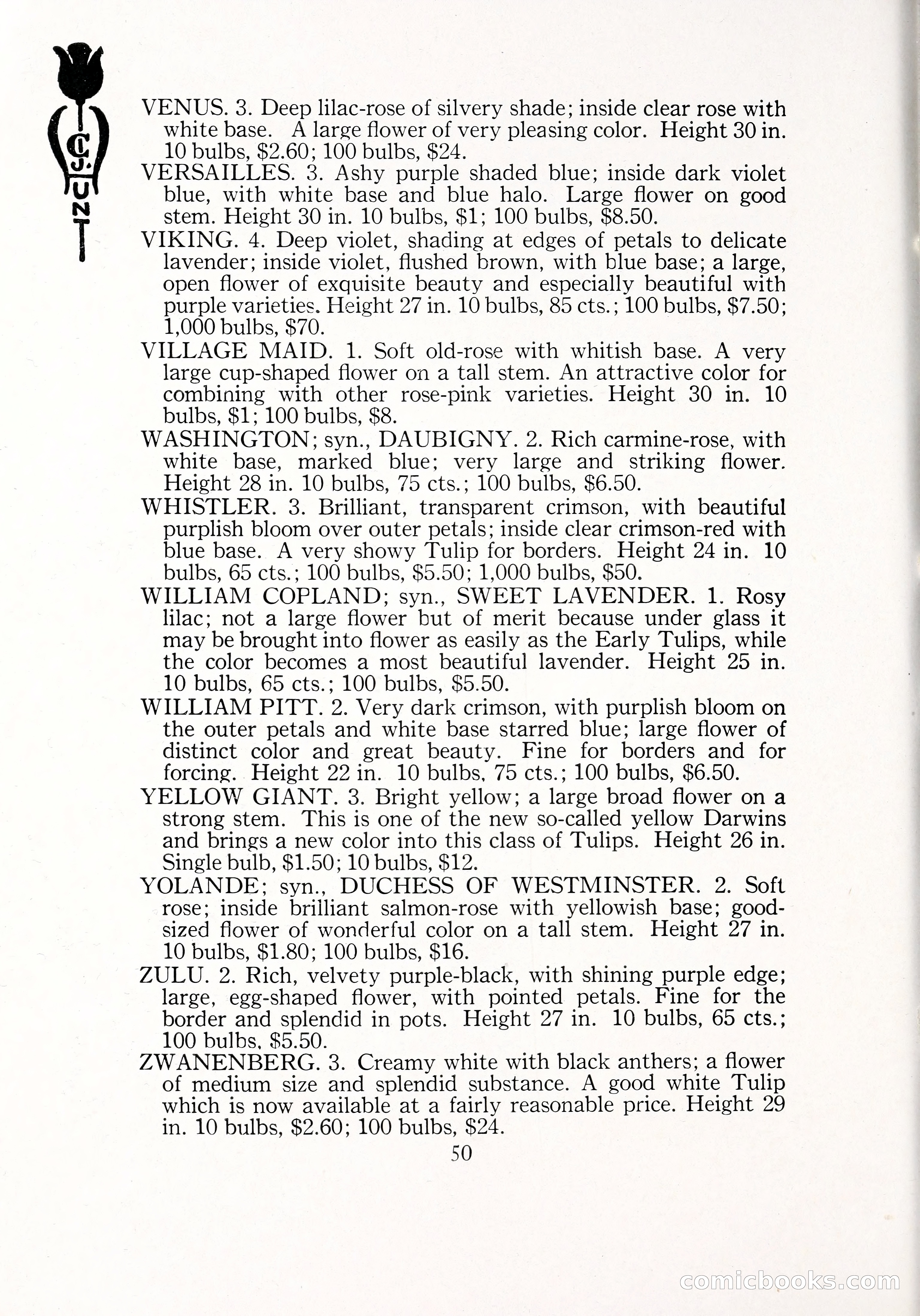 Blue Book of Bulbs, 1929 — page 73 of 128