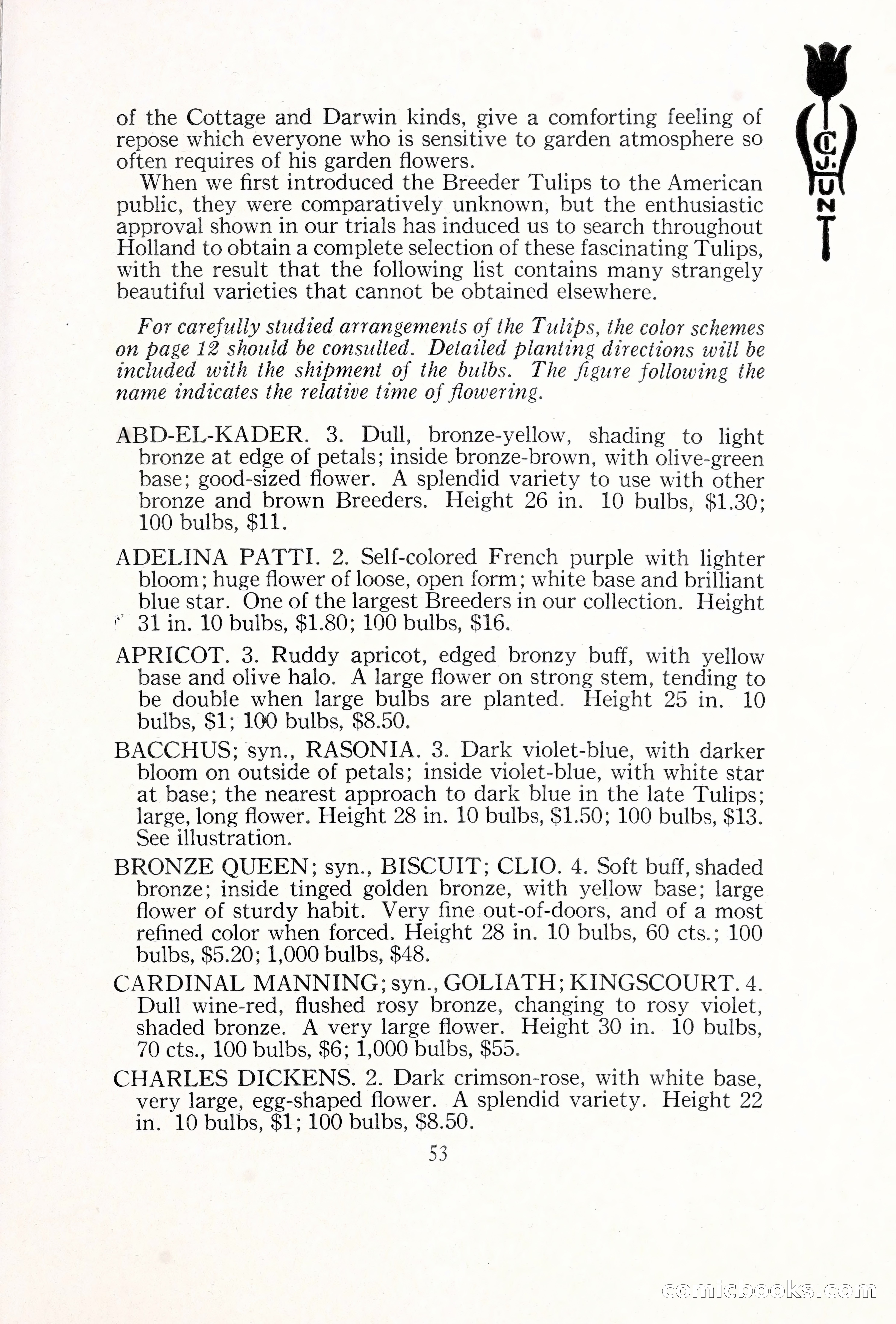 Blue Book of Bulbs, 1929 — page 78 of 128