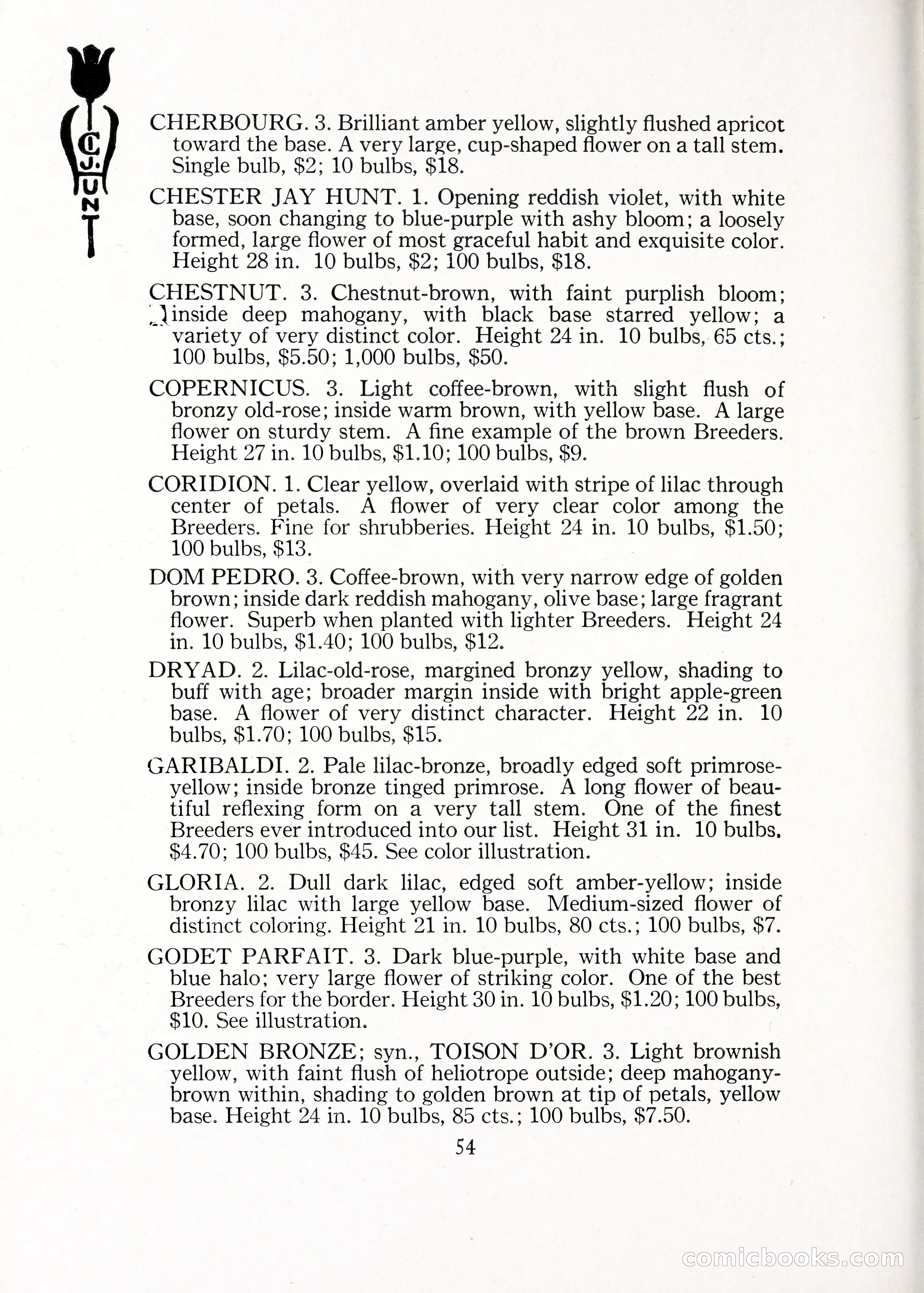 Blue Book of Bulbs, 1929 — page 79 of 128