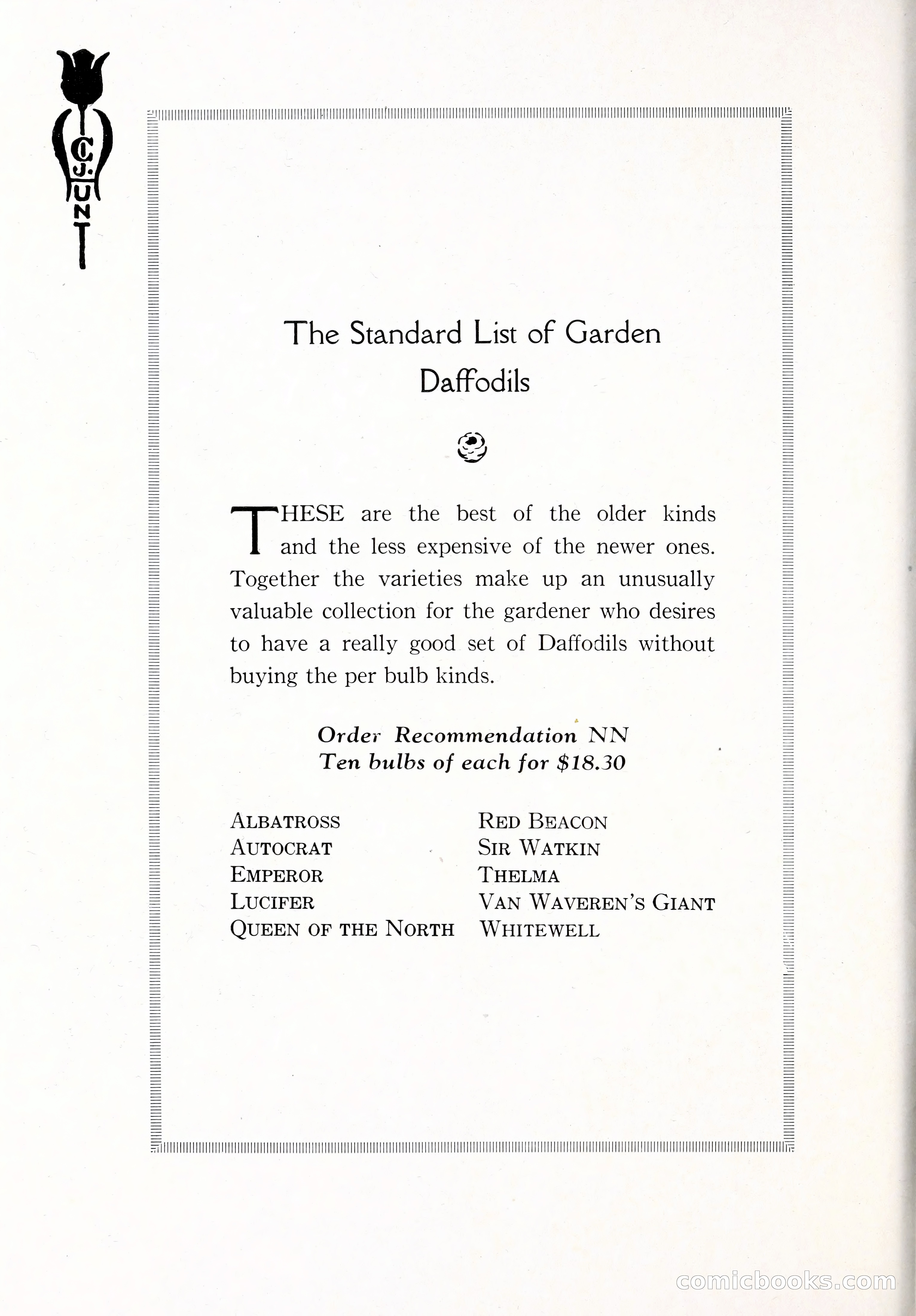 Blue Book of Bulbs, 1929 — page 101 of 128