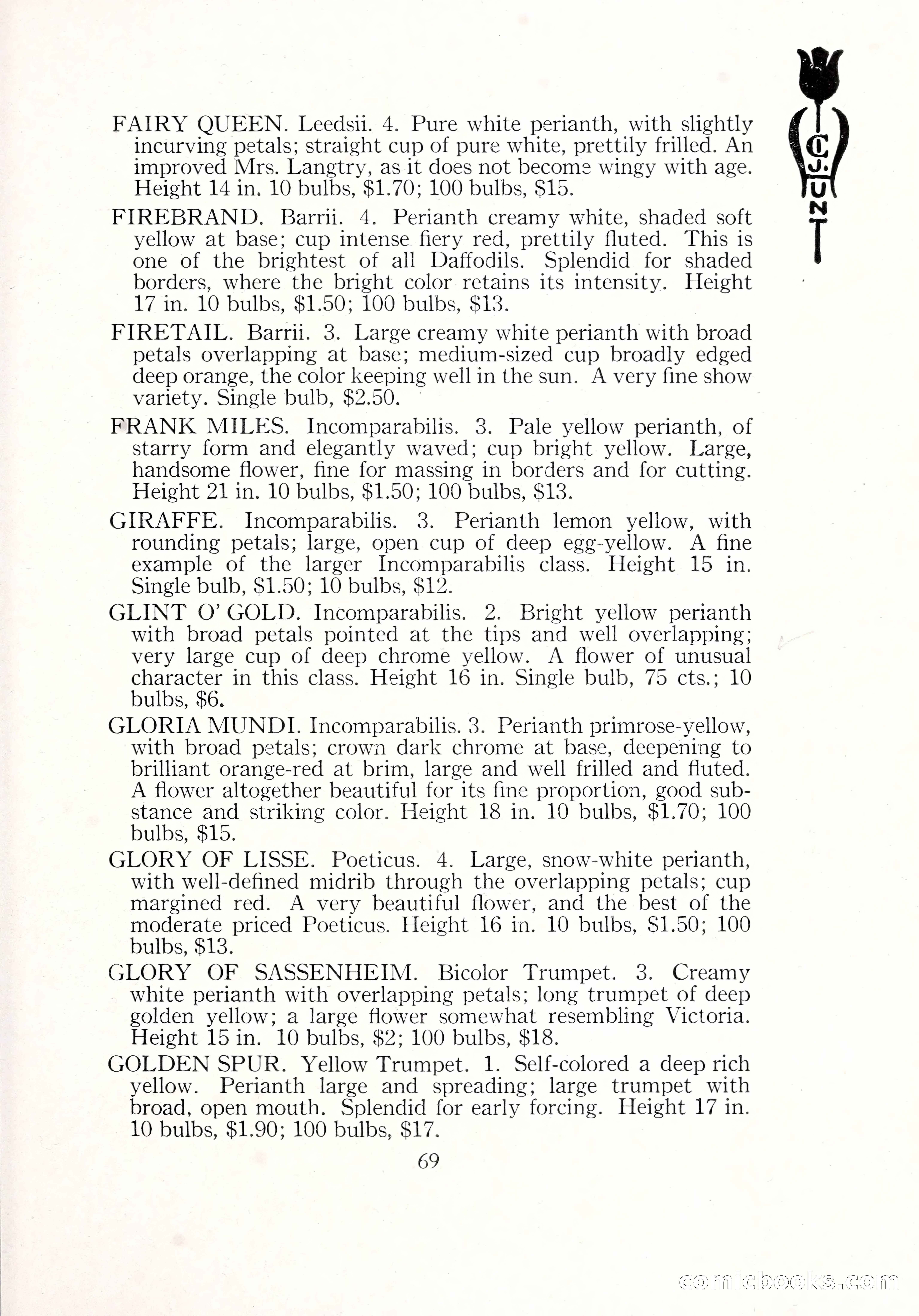 Blue Book of Bulbs, 1929 — page 102 of 128