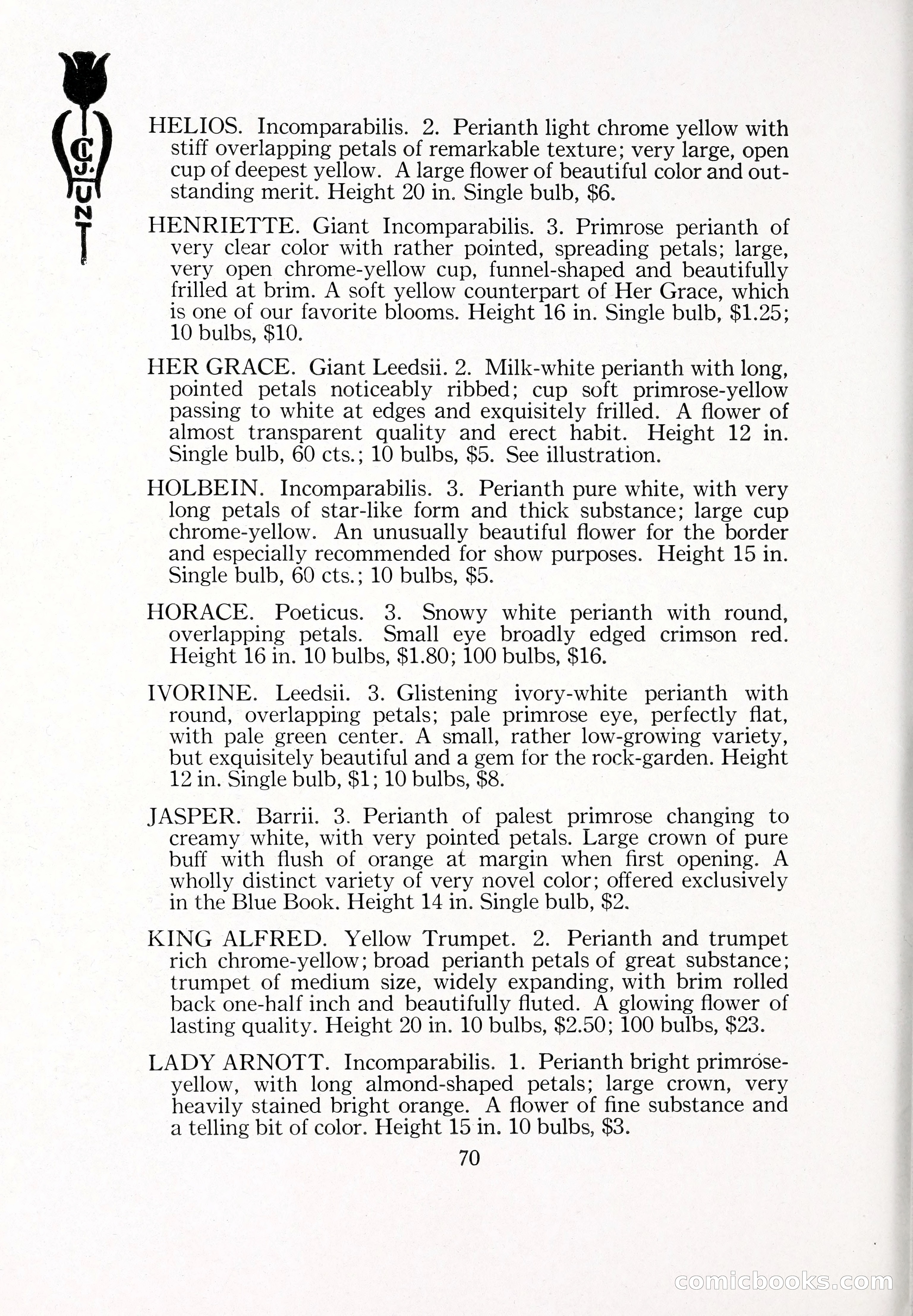 Blue Book of Bulbs, 1929 — page 103 of 128