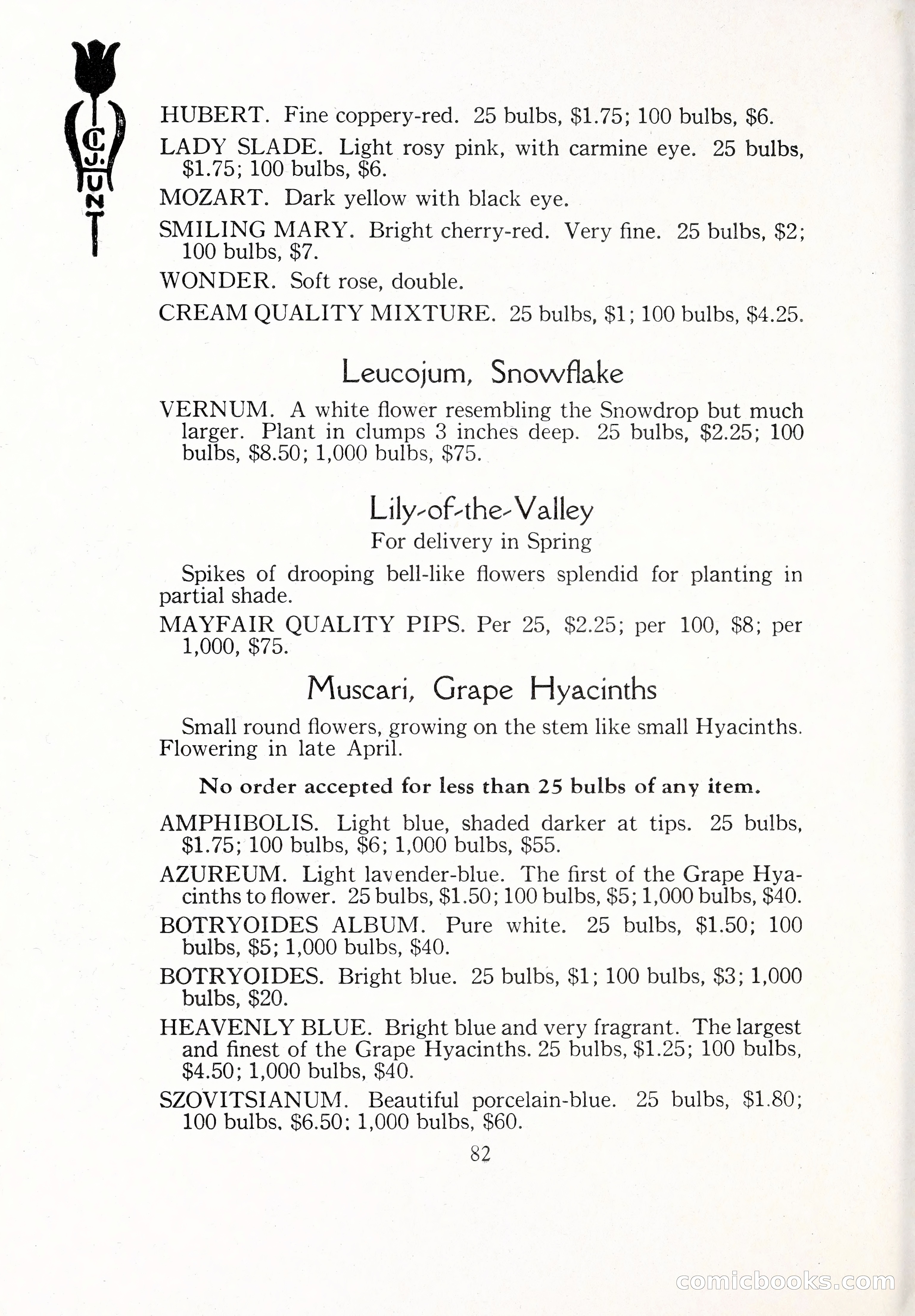 Blue Book of Bulbs, 1929 — page 119 of 128