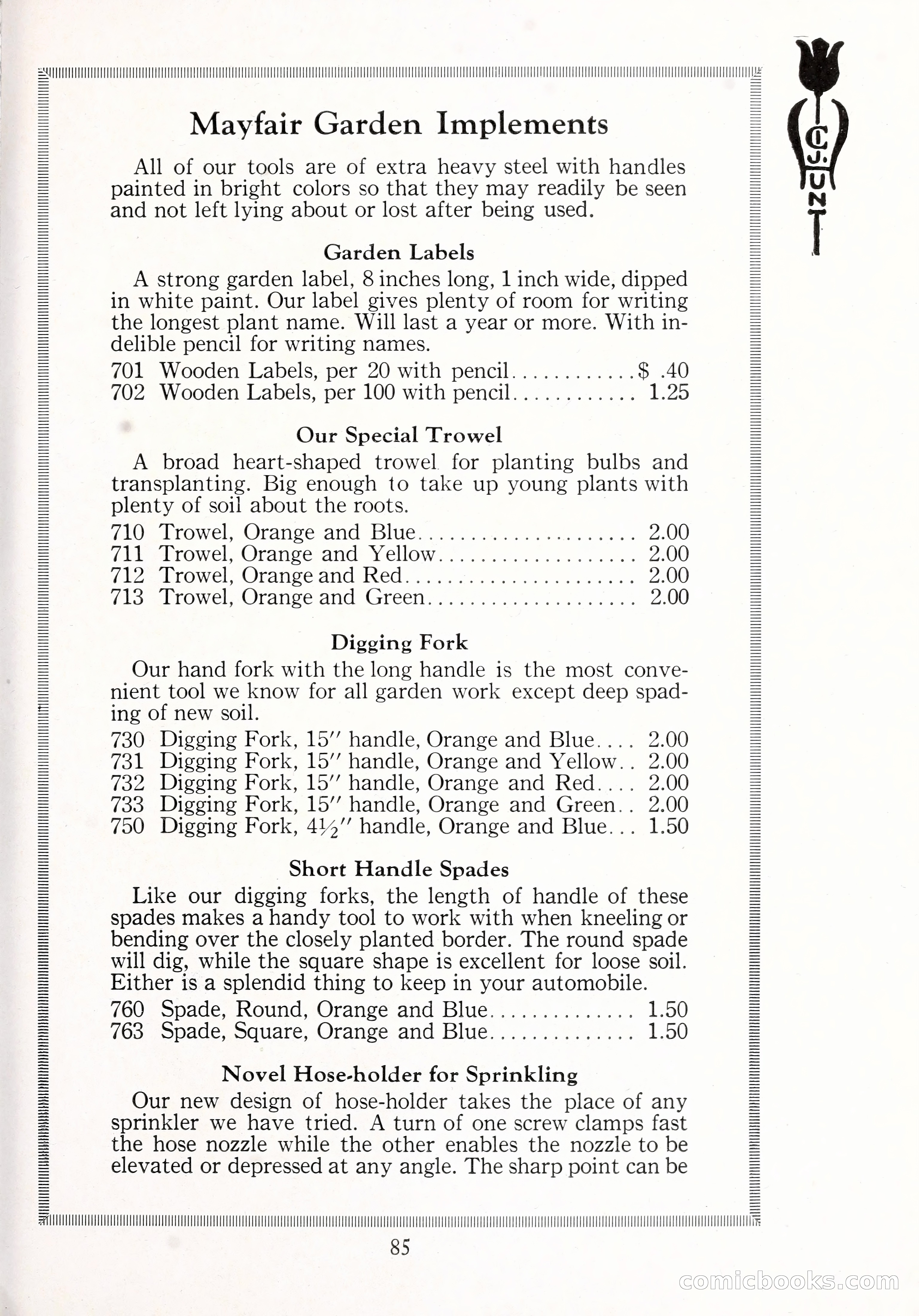 Blue Book of Bulbs, 1929 — page 122 of 128