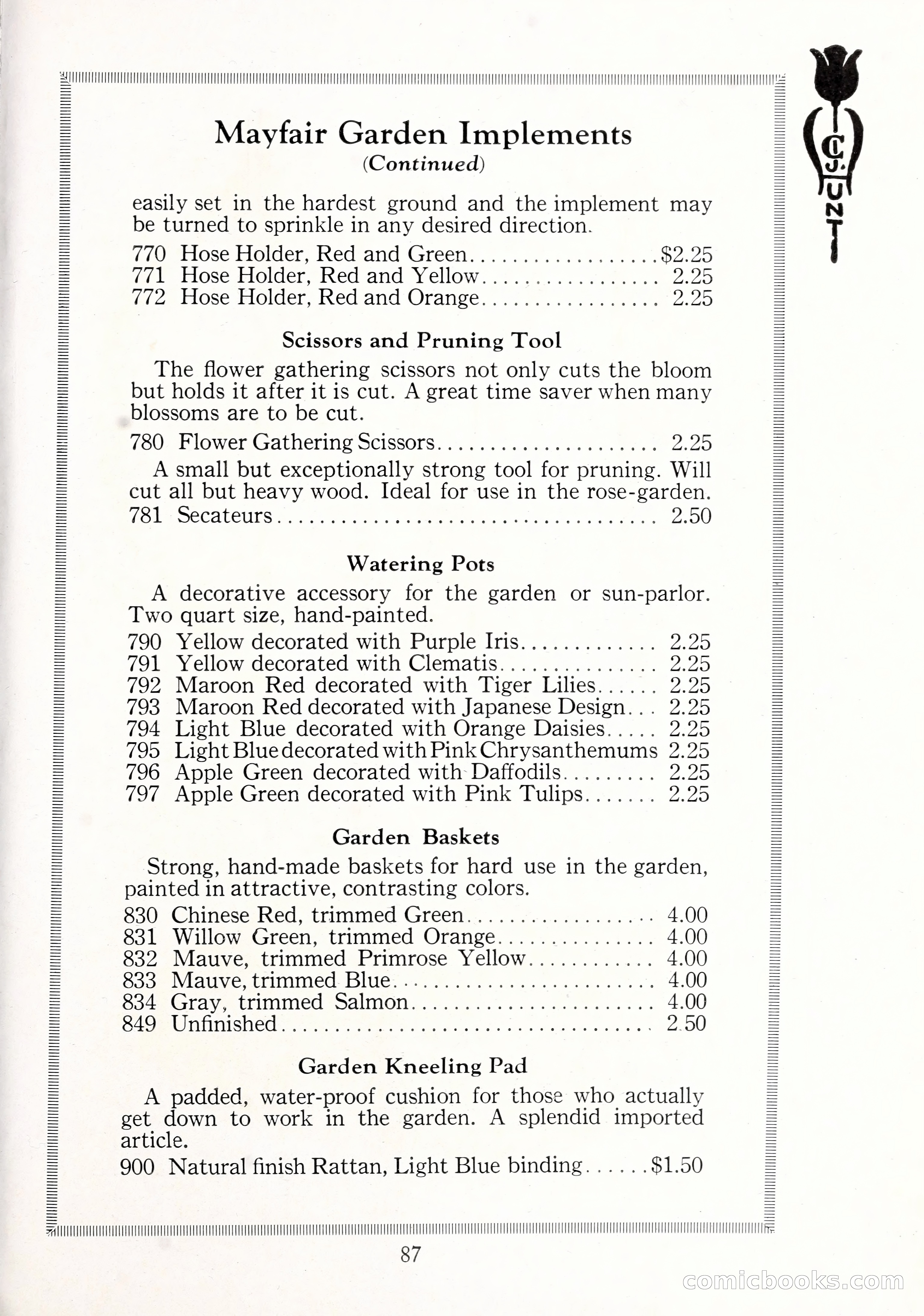 Blue Book of Bulbs, 1929 — page 124 of 128