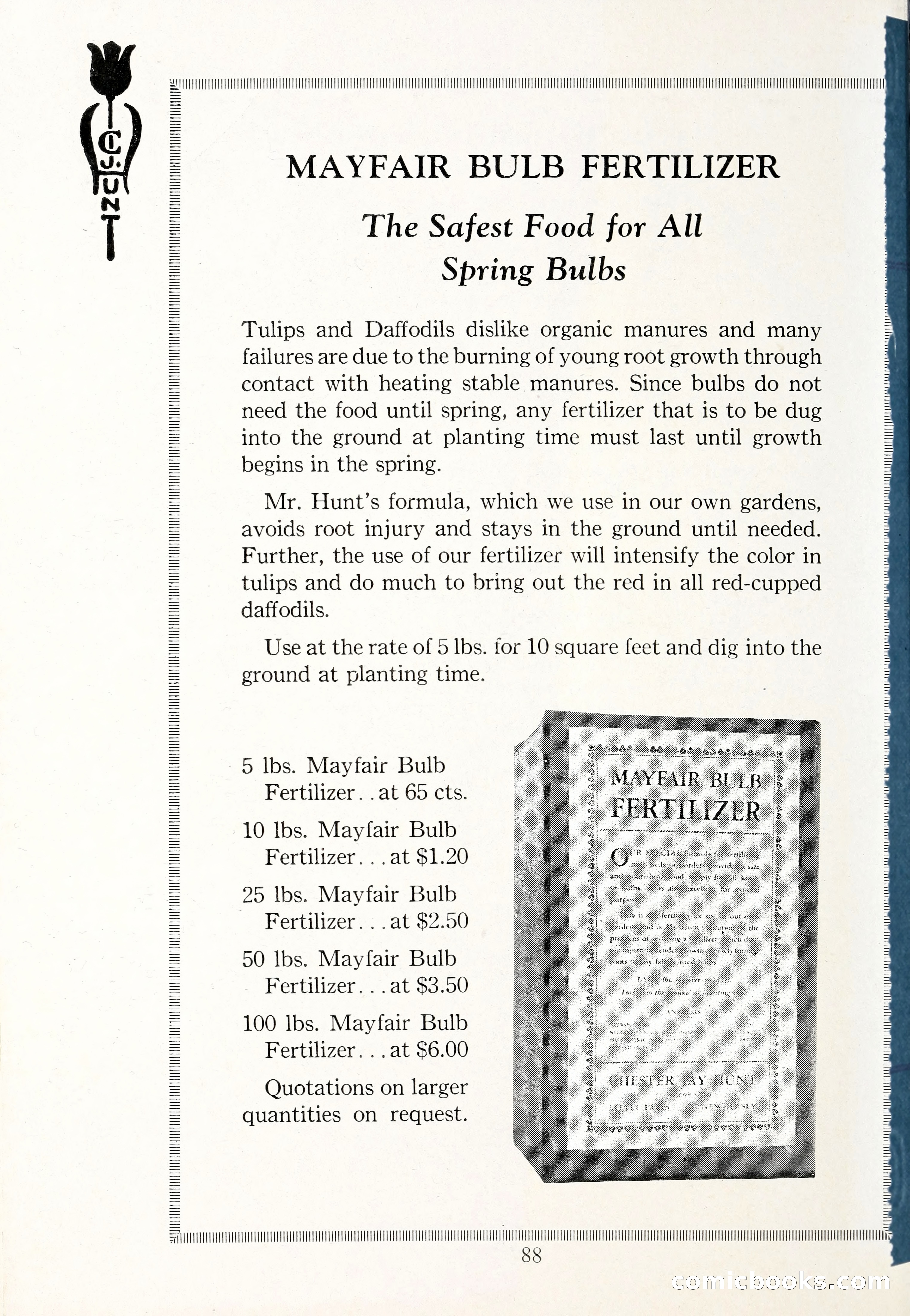 Blue Book of Bulbs, 1929 — page 125 of 128