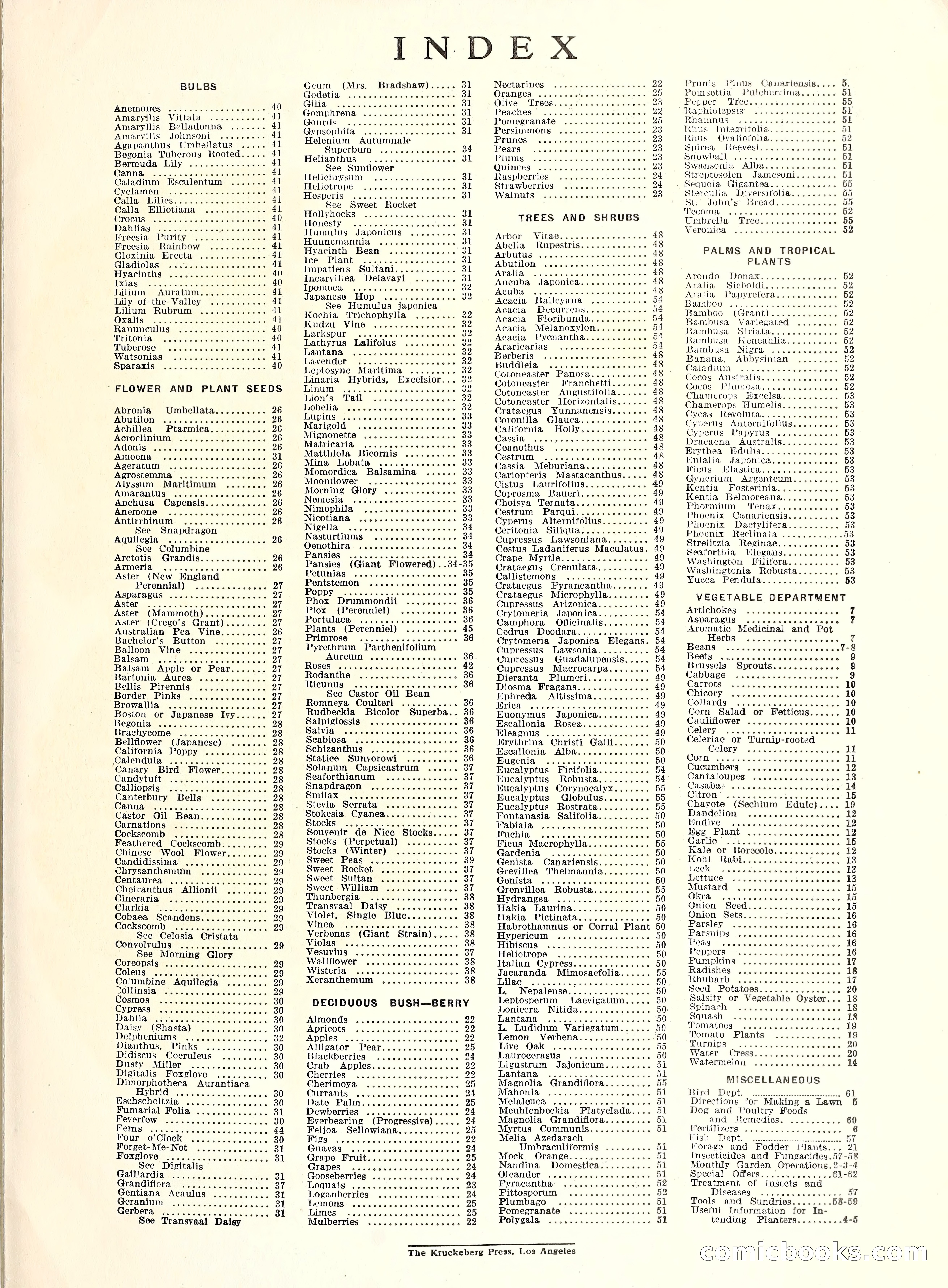 Blue Book of Gardening, 1929 — page 70 of 72