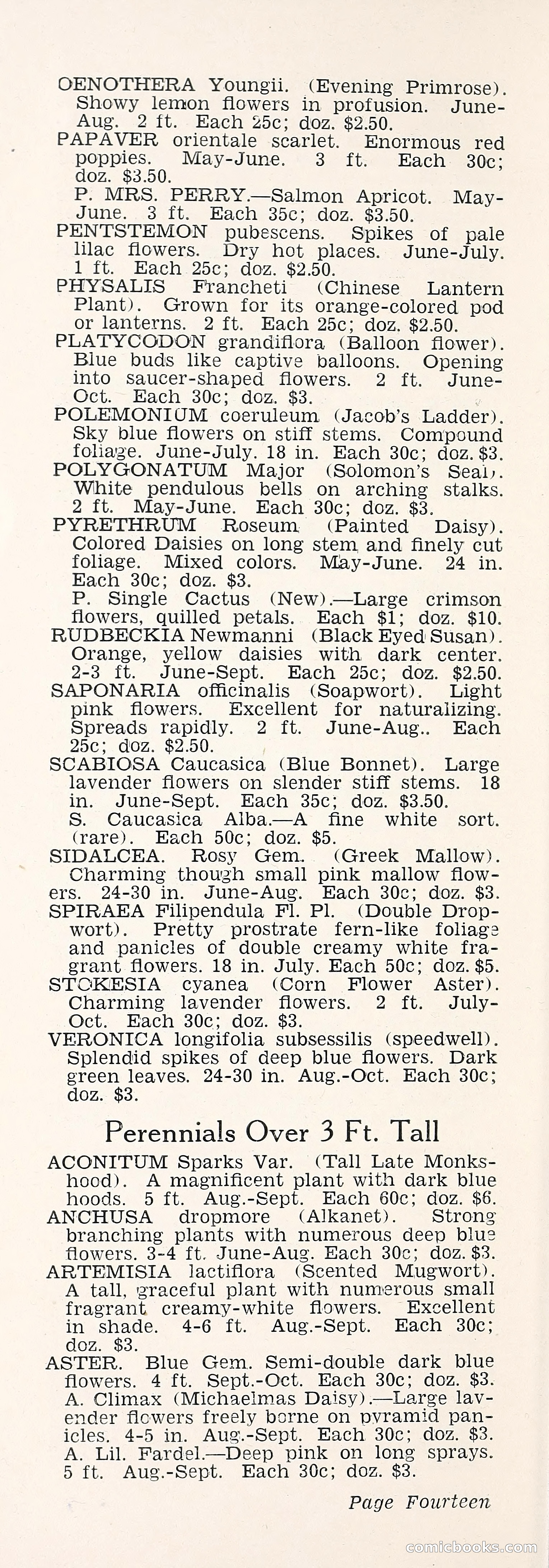 Crockett's Blue Book: Alpines, Perennials, Seeds, Bulbs — page 19 of 40