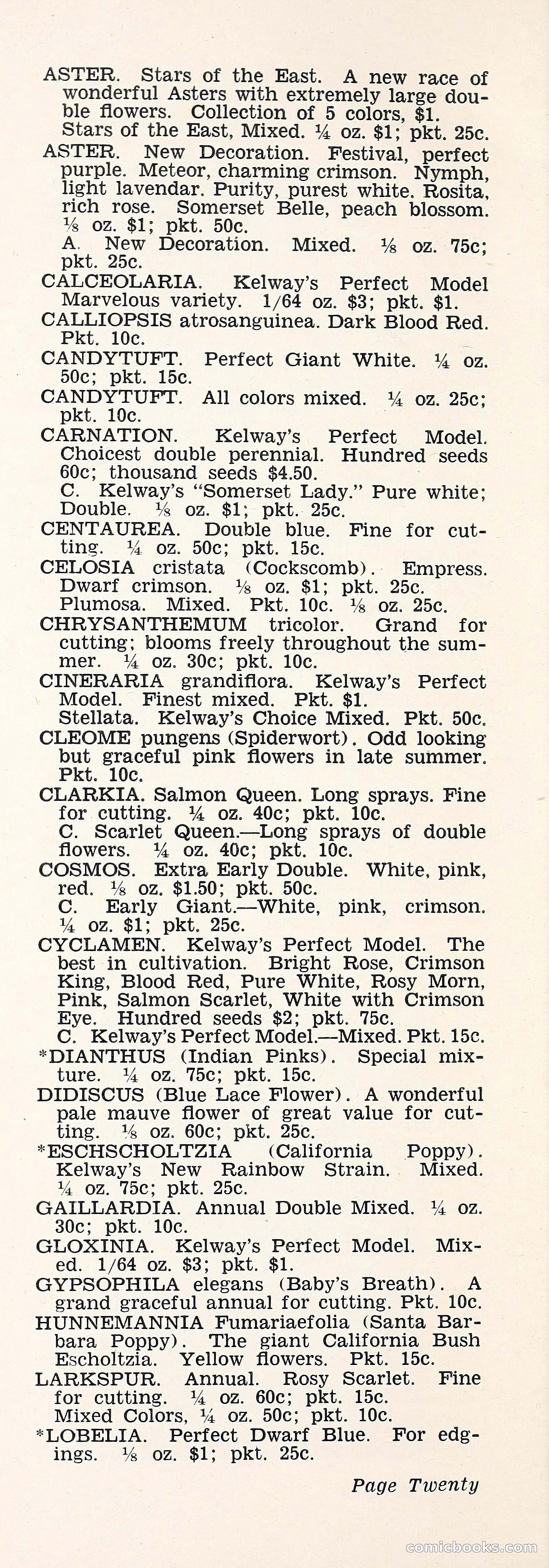 Crockett's Blue Book: Alpines, Perennials, Seeds, Bulbs — page 25 of 40