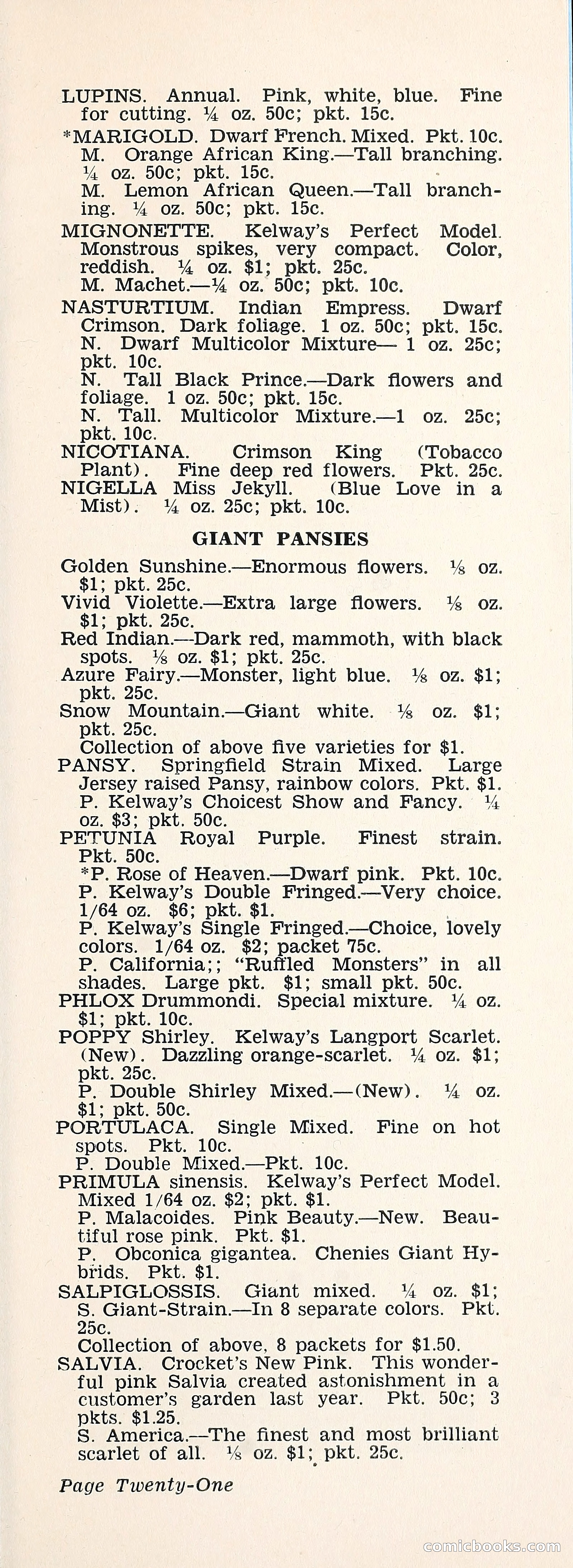 Crockett's Blue Book: Alpines, Perennials, Seeds, Bulbs — page 26 of 40