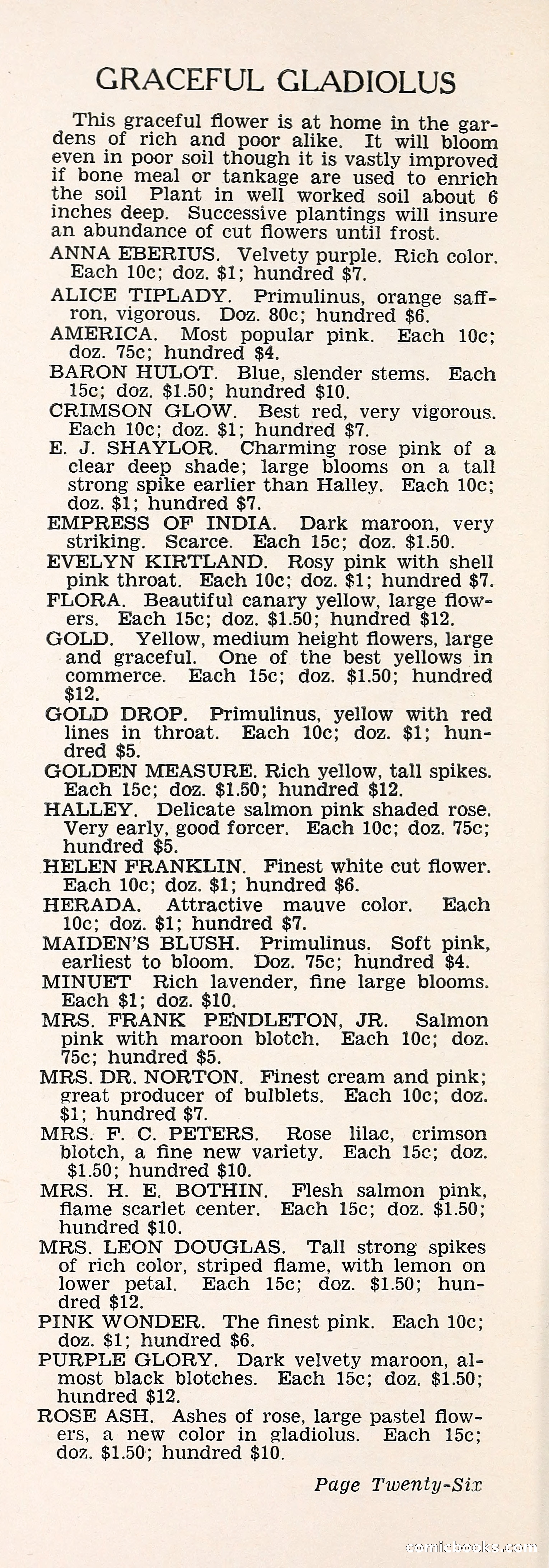 Crockett's Blue Book: Alpines, Perennials, Seeds, Bulbs — page 31 of 40