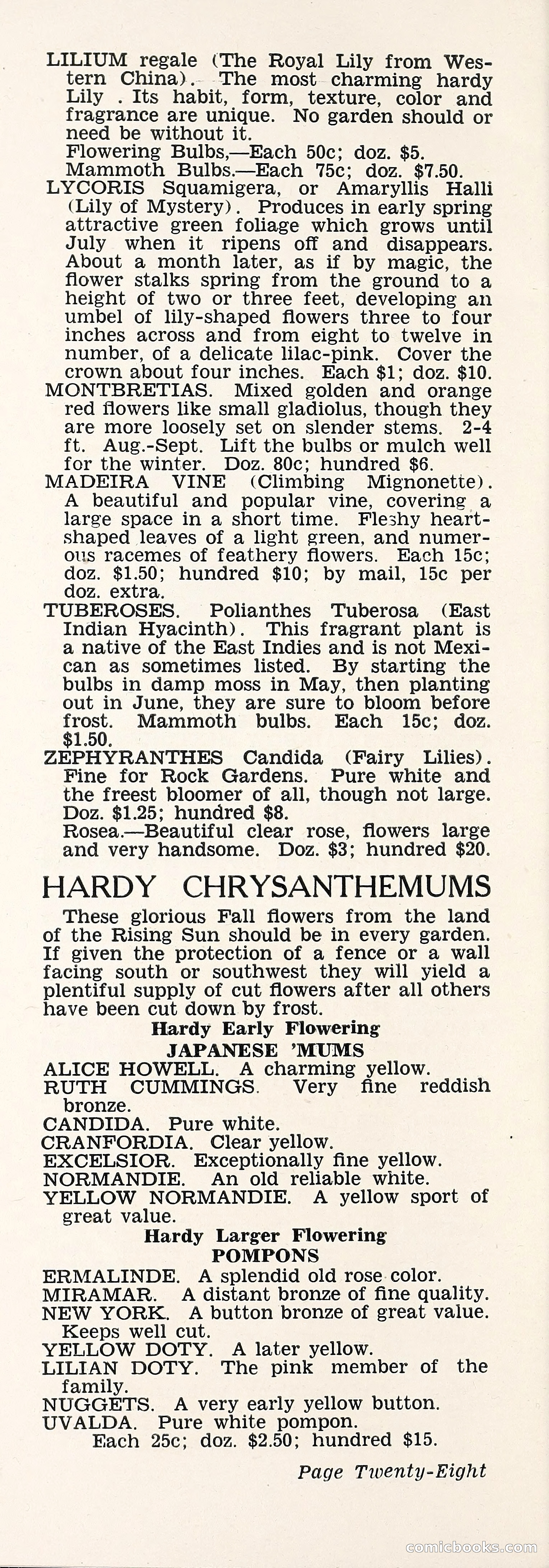Crockett's Blue Book: Alpines, Perennials, Seeds, Bulbs — page 33 of 40