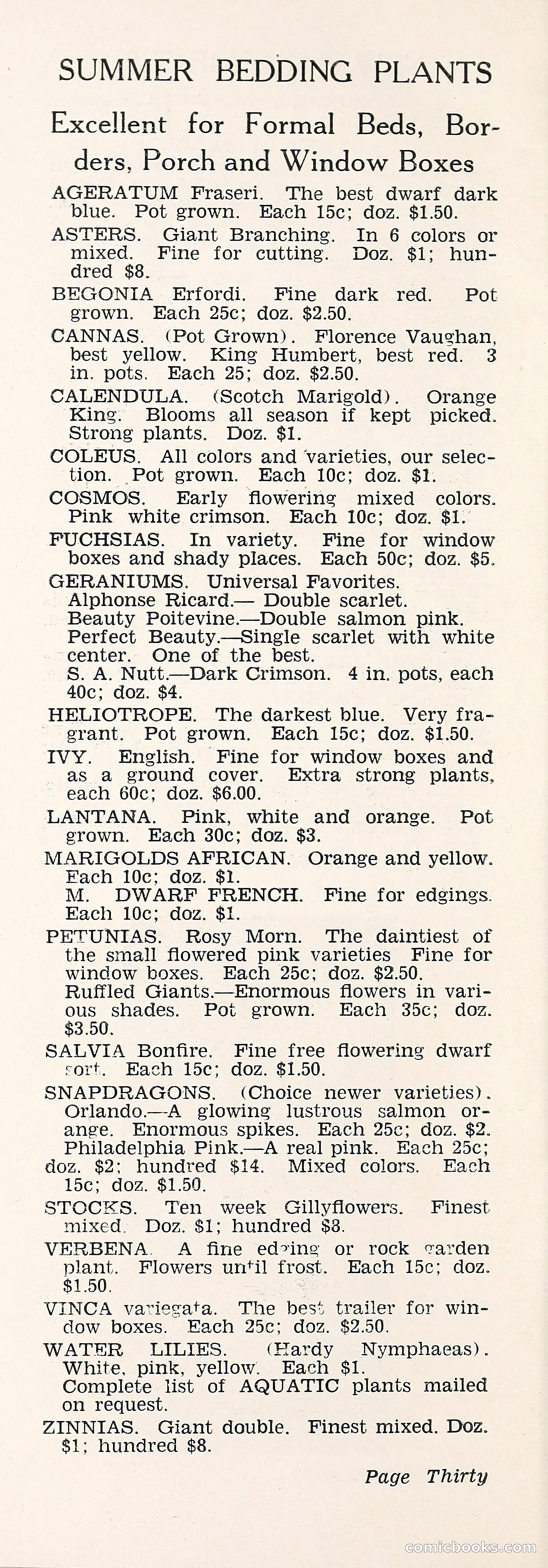 Crockett's Blue Book: Alpines, Perennials, Seeds, Bulbs — page 35 of 40