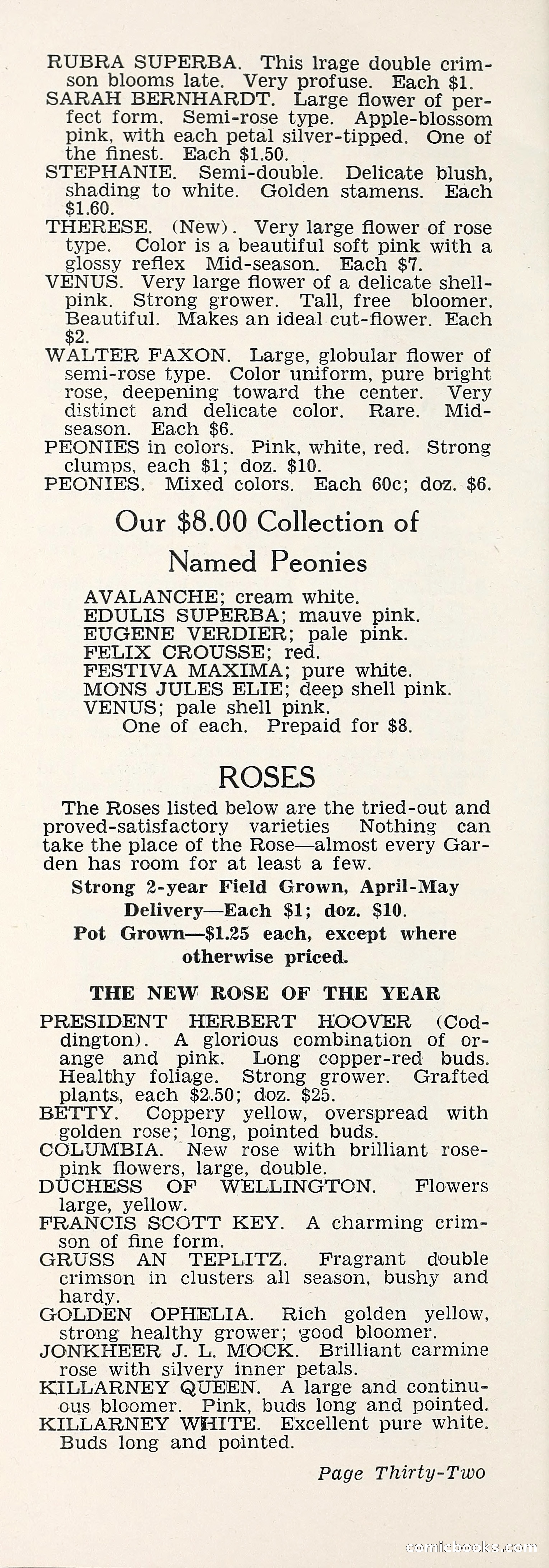 Crockett's Blue Book: Alpines, Perennials, Seeds, Bulbs — page 37 of 40