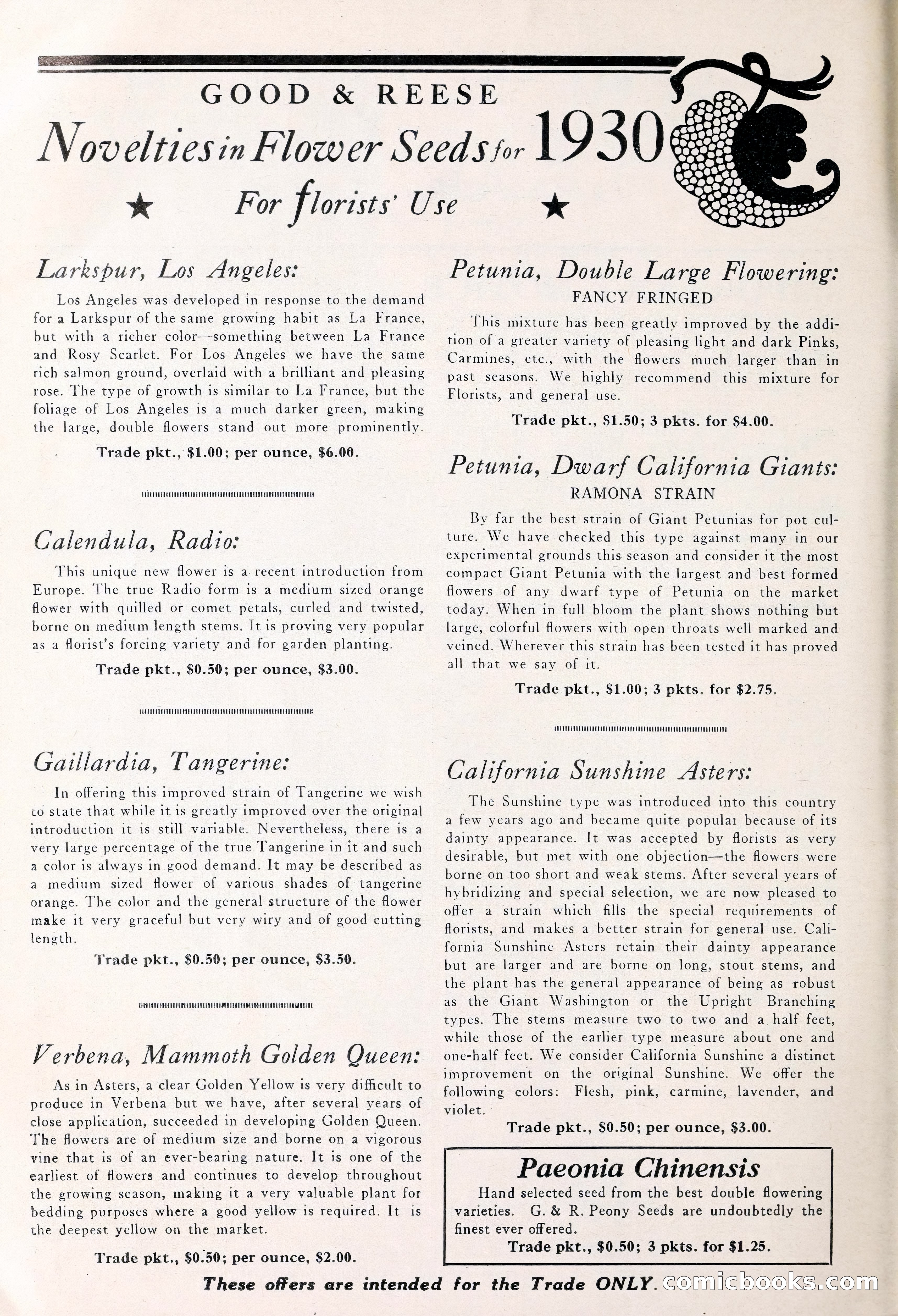 Good & Reese Co.'s Blue Book for Florists — page 6 of 60