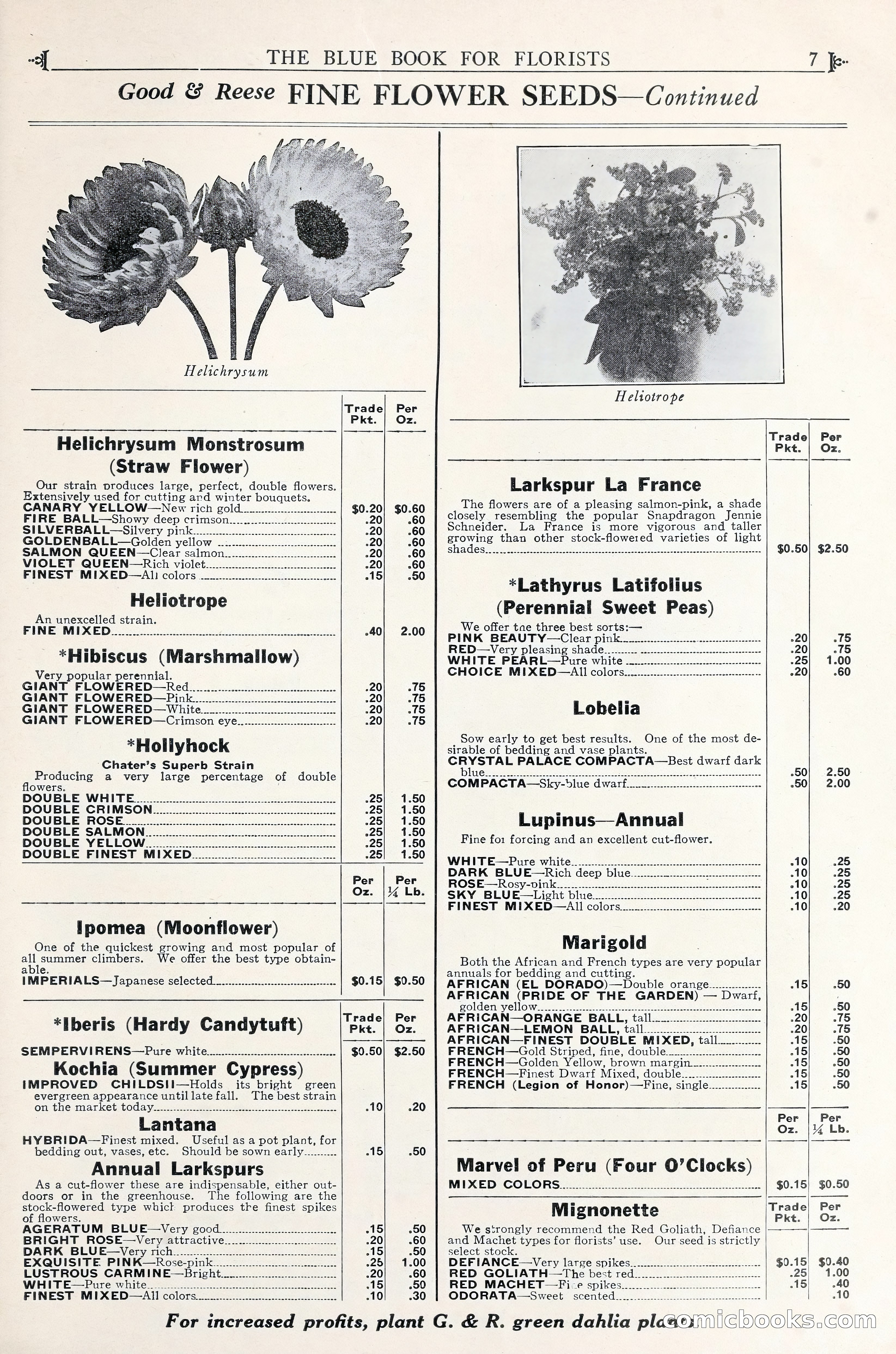 Good & Reese Co.'s Blue Book for Florists — page 11 of 60