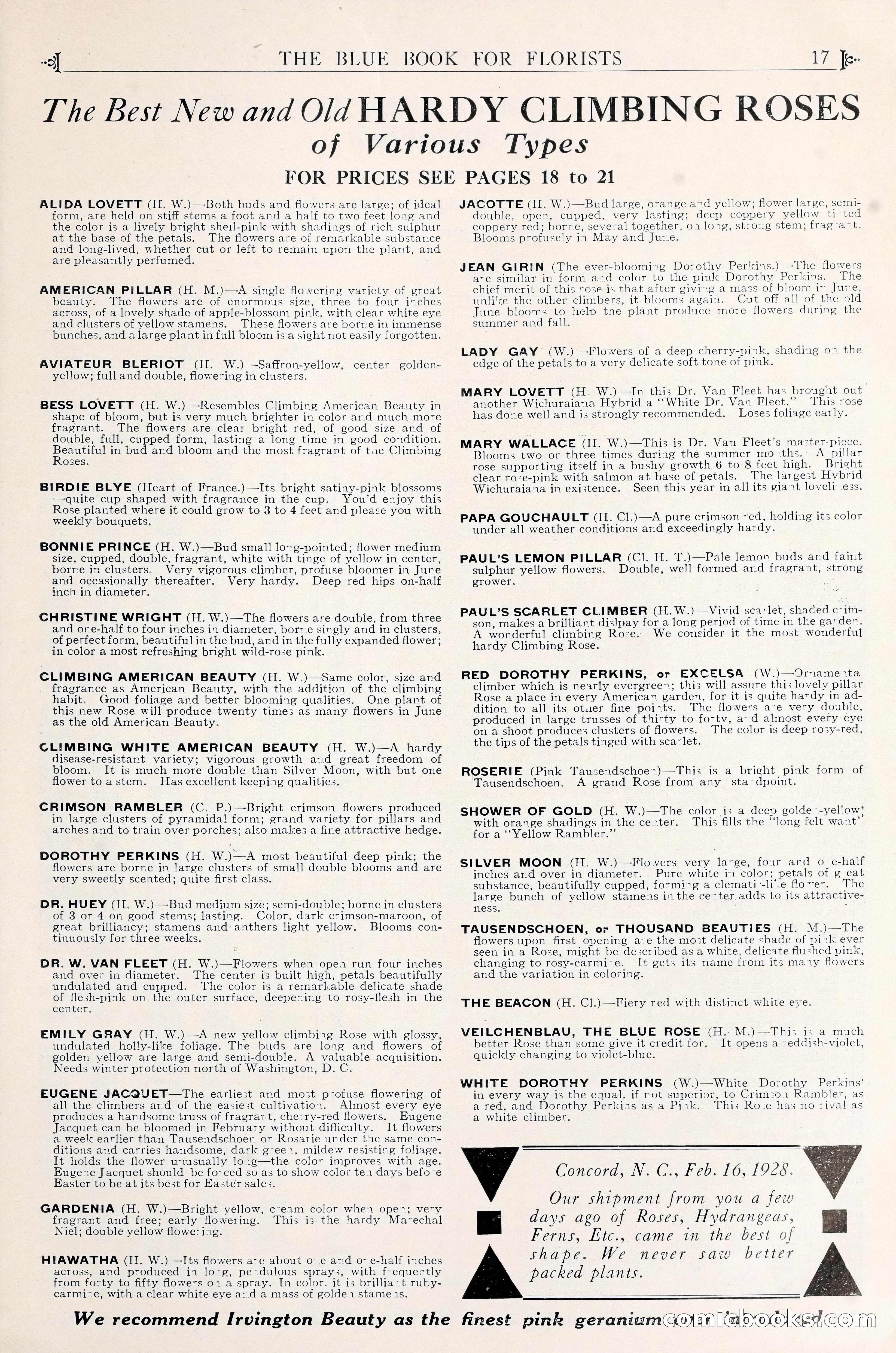 Good & Reese Co.'s Blue Book for Florists — page 21 of 60