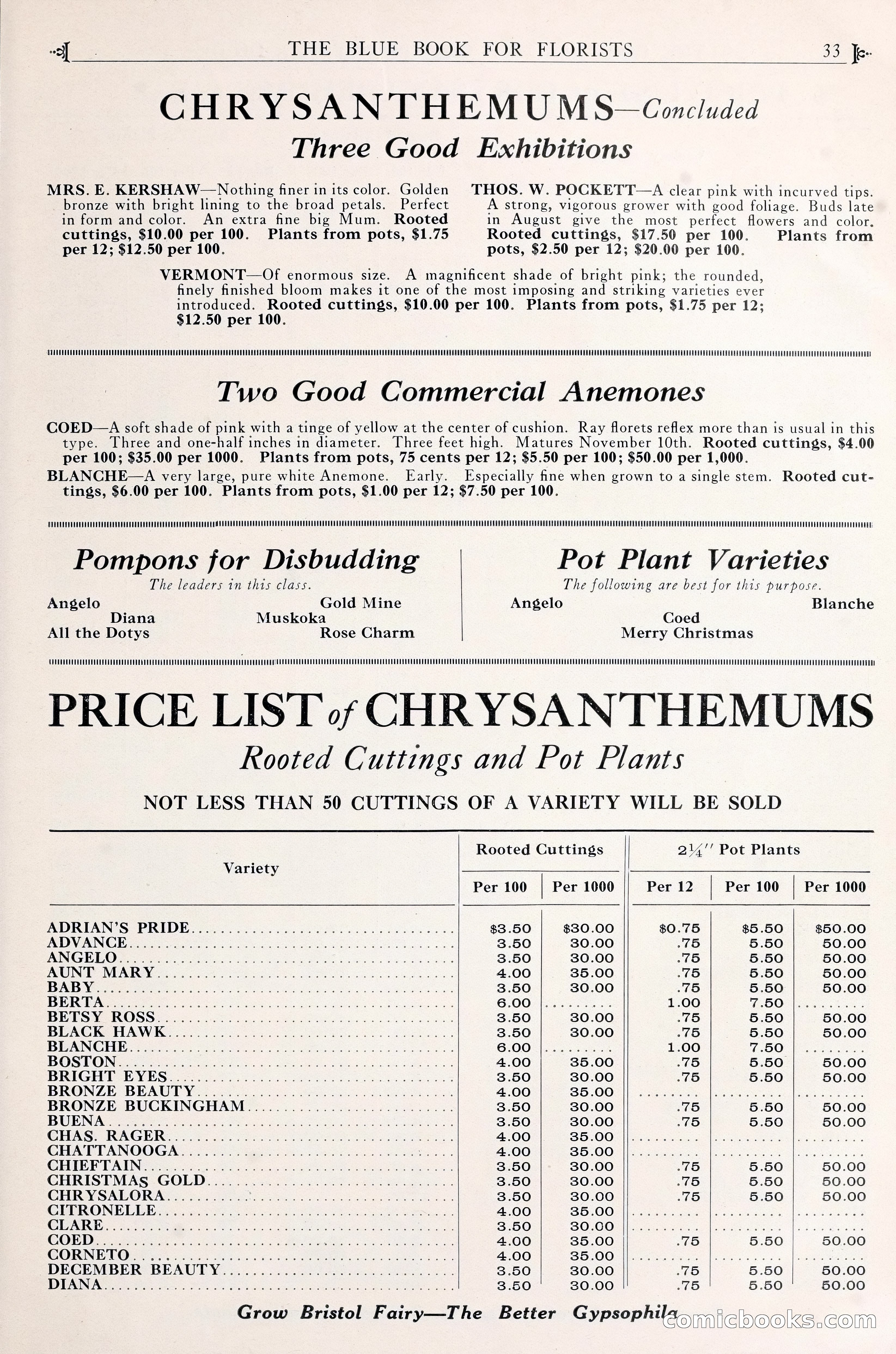 Good & Reese Co.'s Blue Book for Florists — page 37 of 60