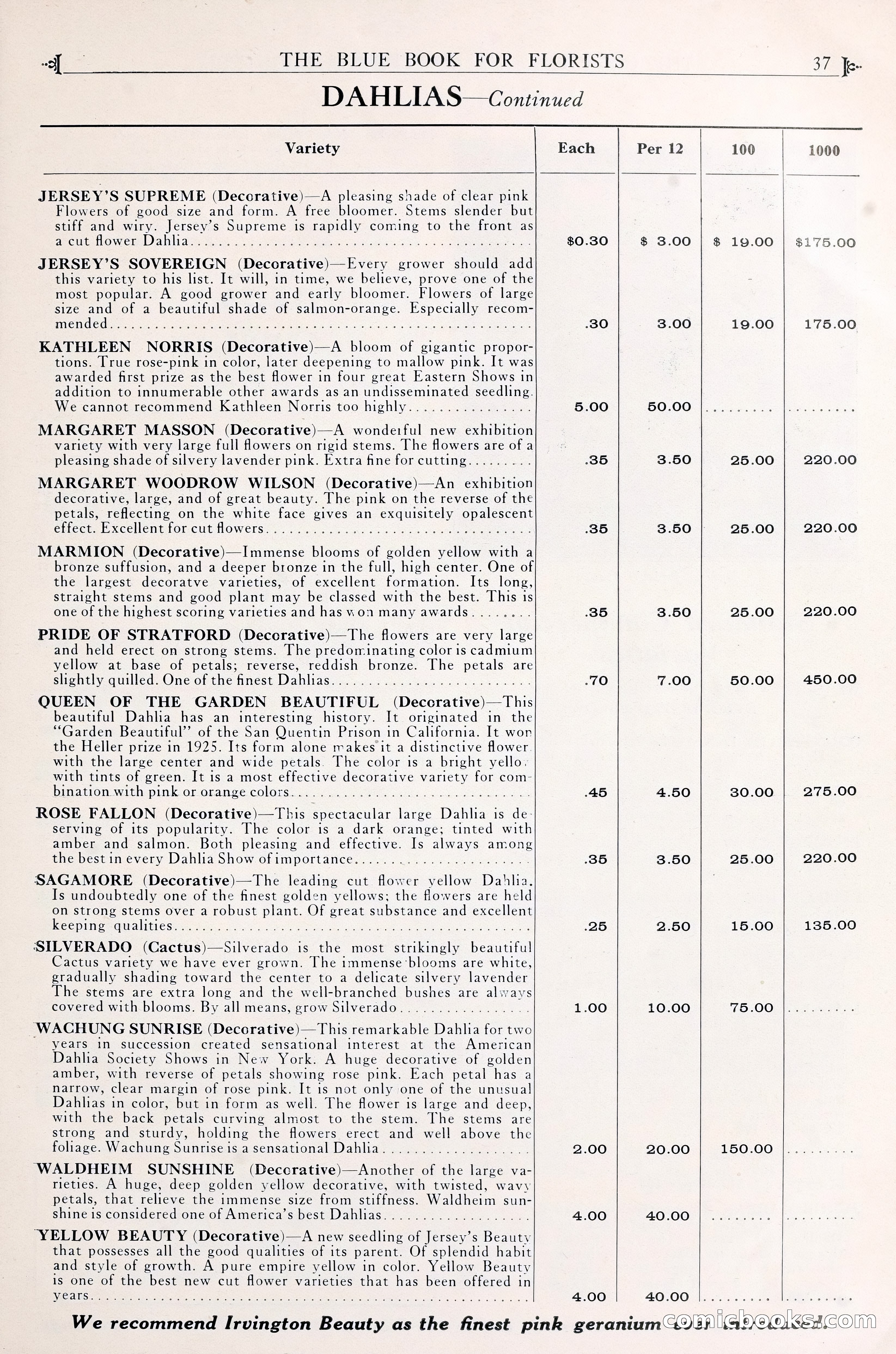 Good & Reese Co.'s Blue Book for Florists — page 41 of 60