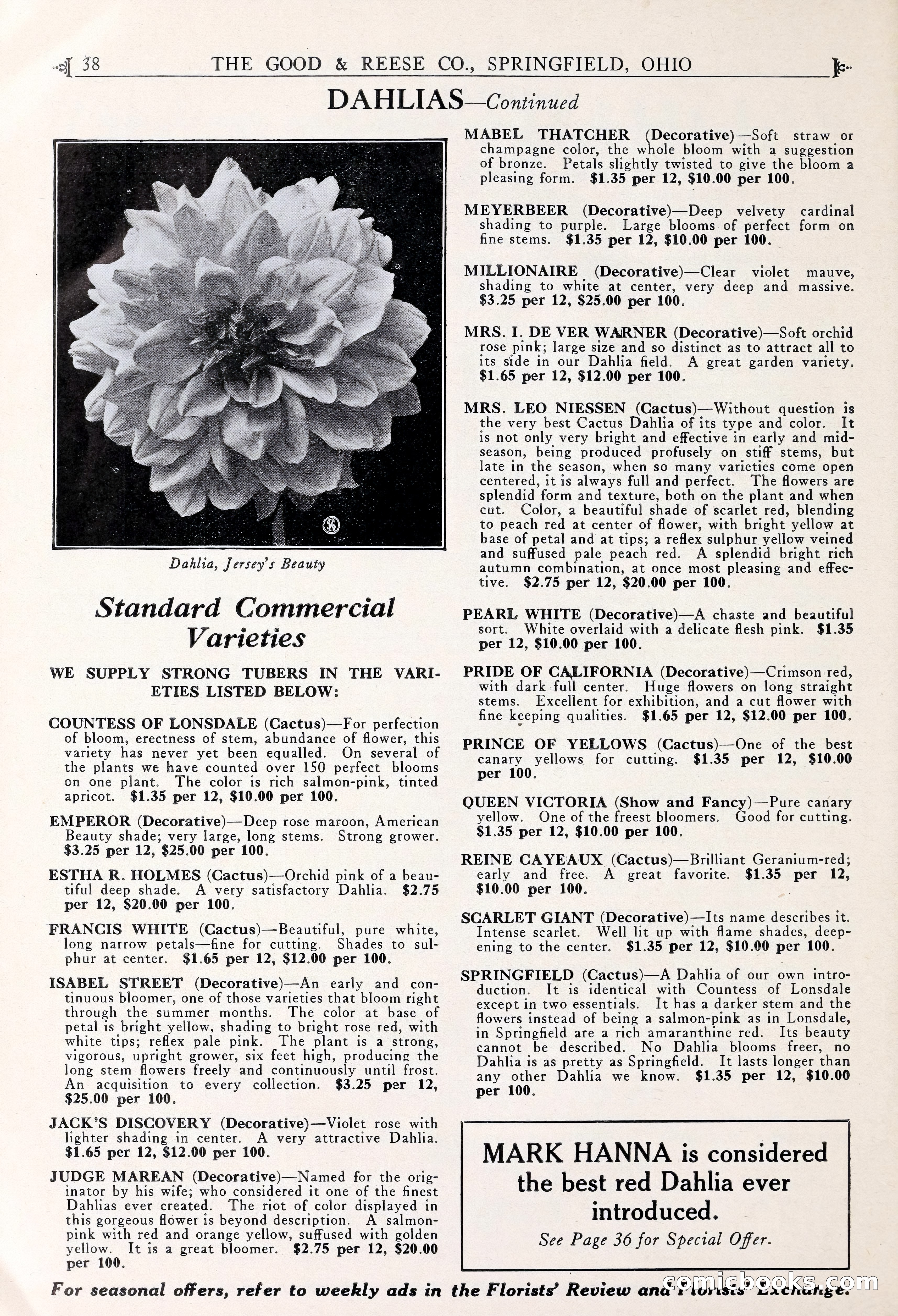 Good & Reese Co.'s Blue Book for Florists — page 42 of 60