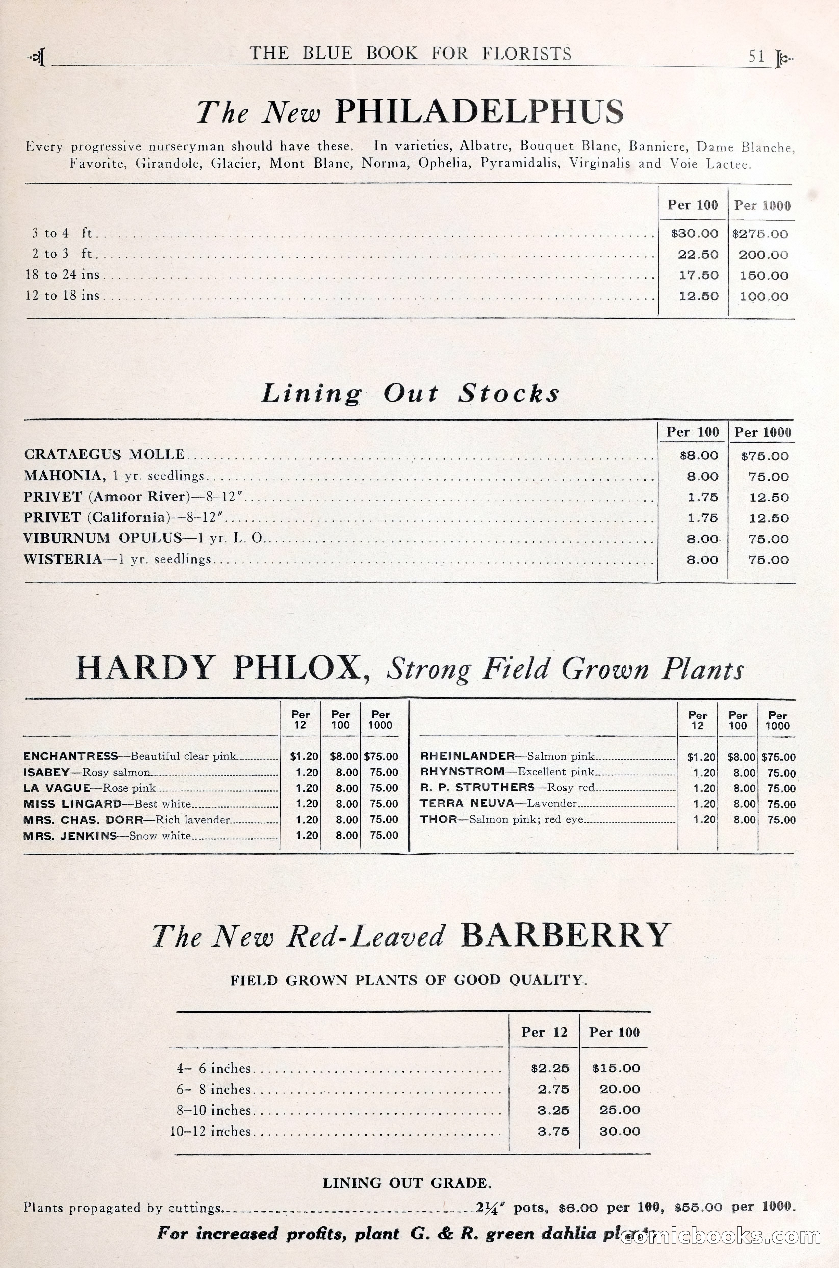 Good & Reese Co.'s Blue Book for Florists — page 55 of 60