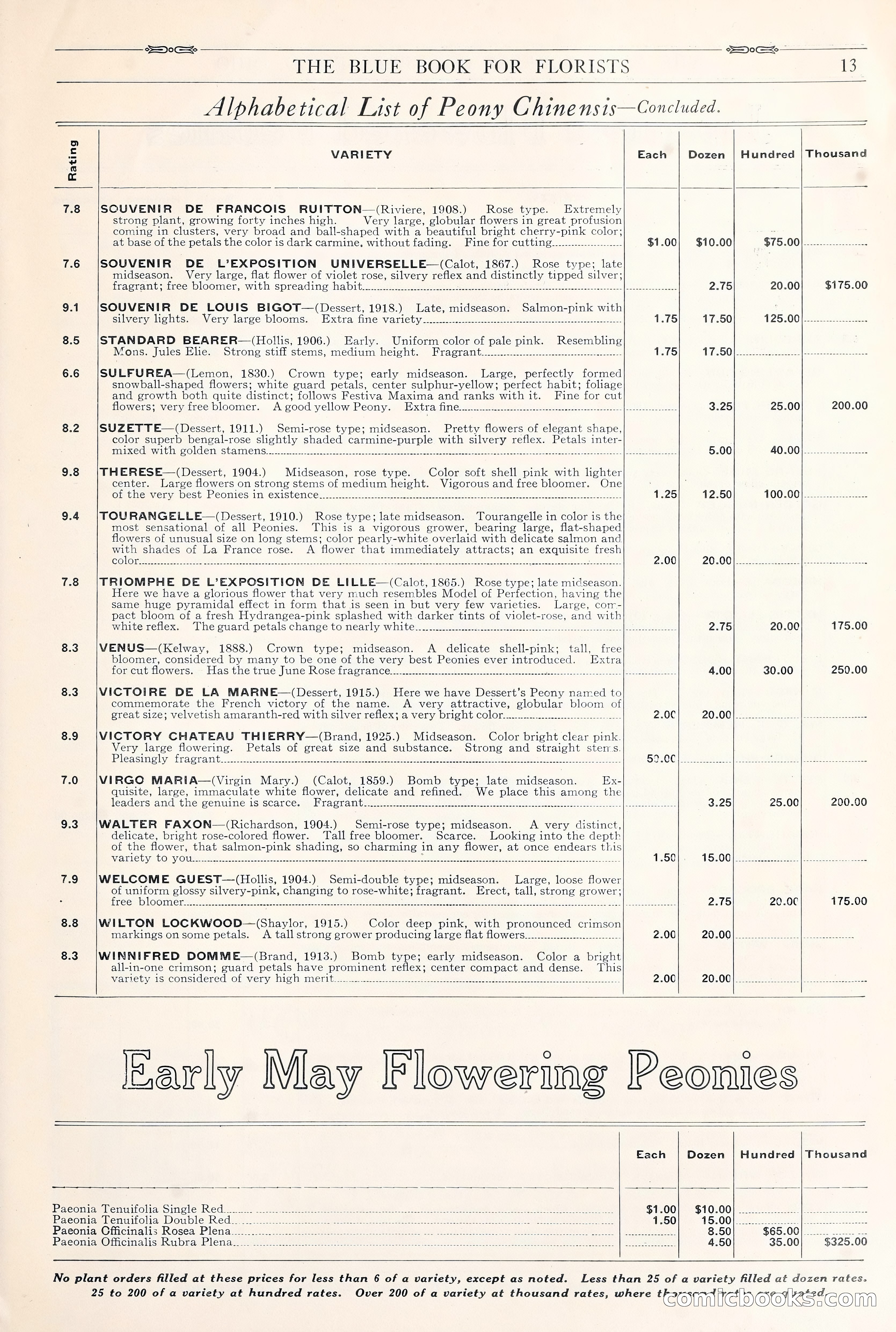Good & Reese Co.'s Blue Book for Florists: Autumn 1930 — page 19 of 58