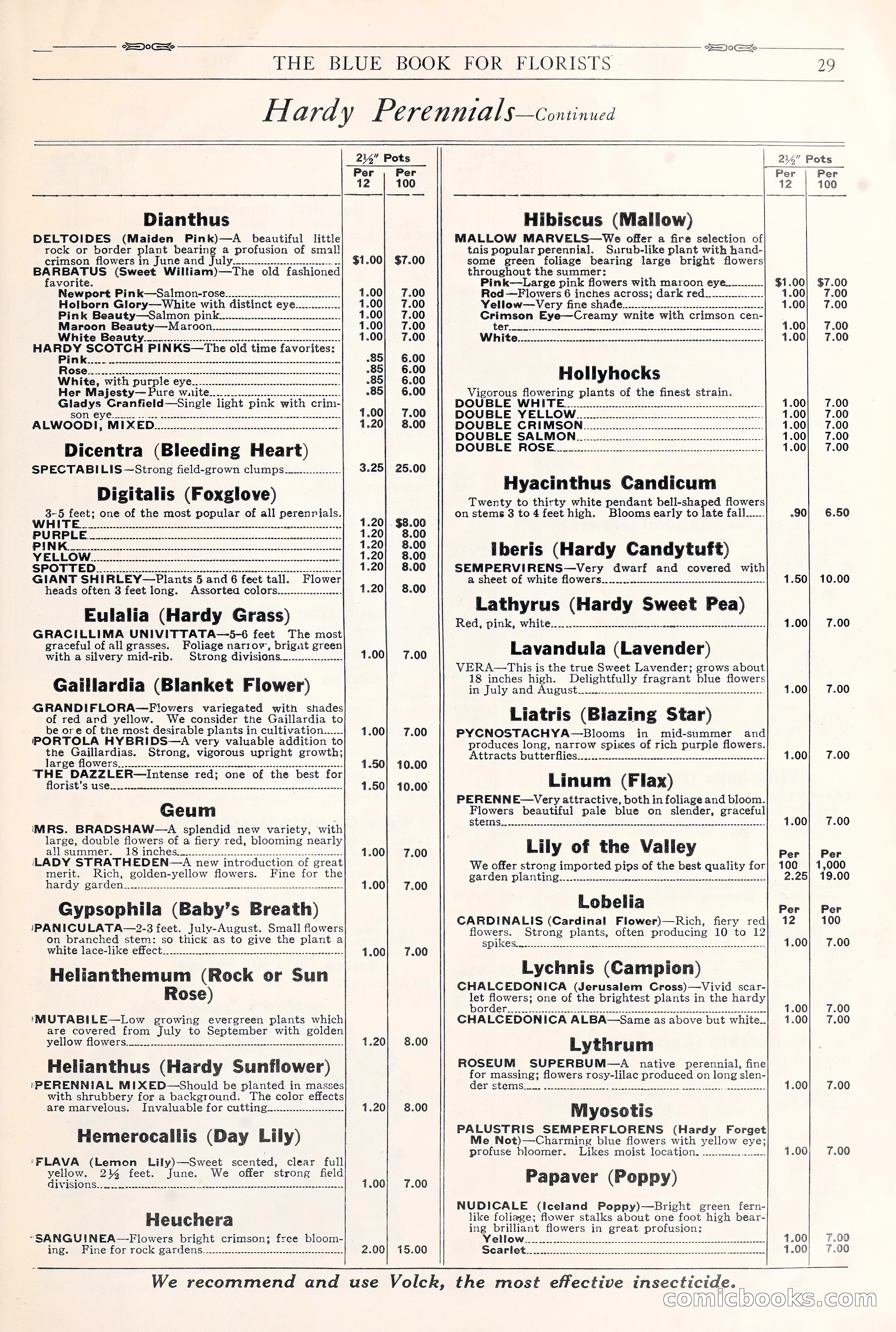 Good & Reese Co.'s Blue Book for Florists: Autumn 1930 — page 35 of 58