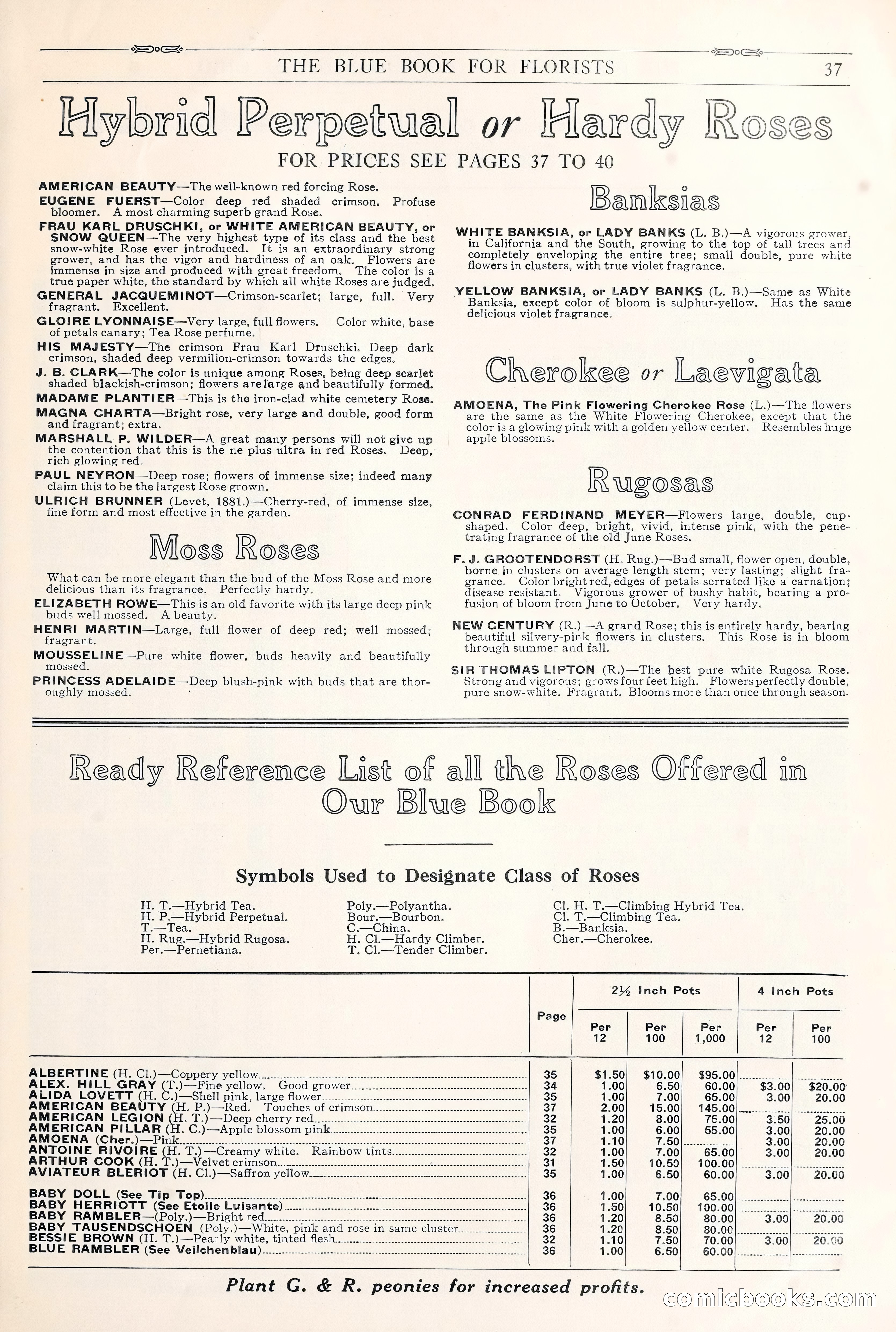 Good & Reese Co.'s Blue Book for Florists: Autumn 1930 — page 43 of 58