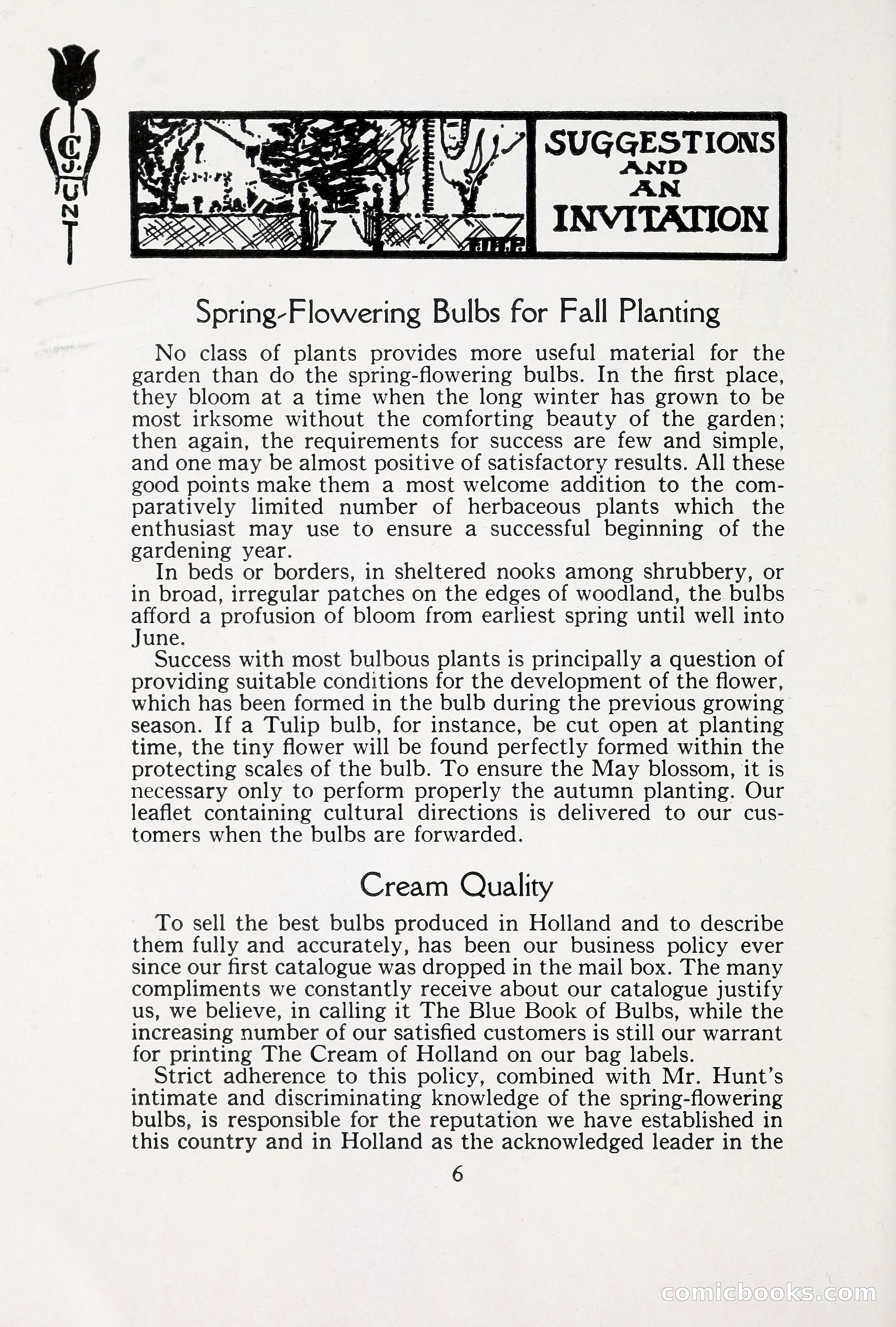 Blue Book of Bulbs, 1930 — page 11 of 140