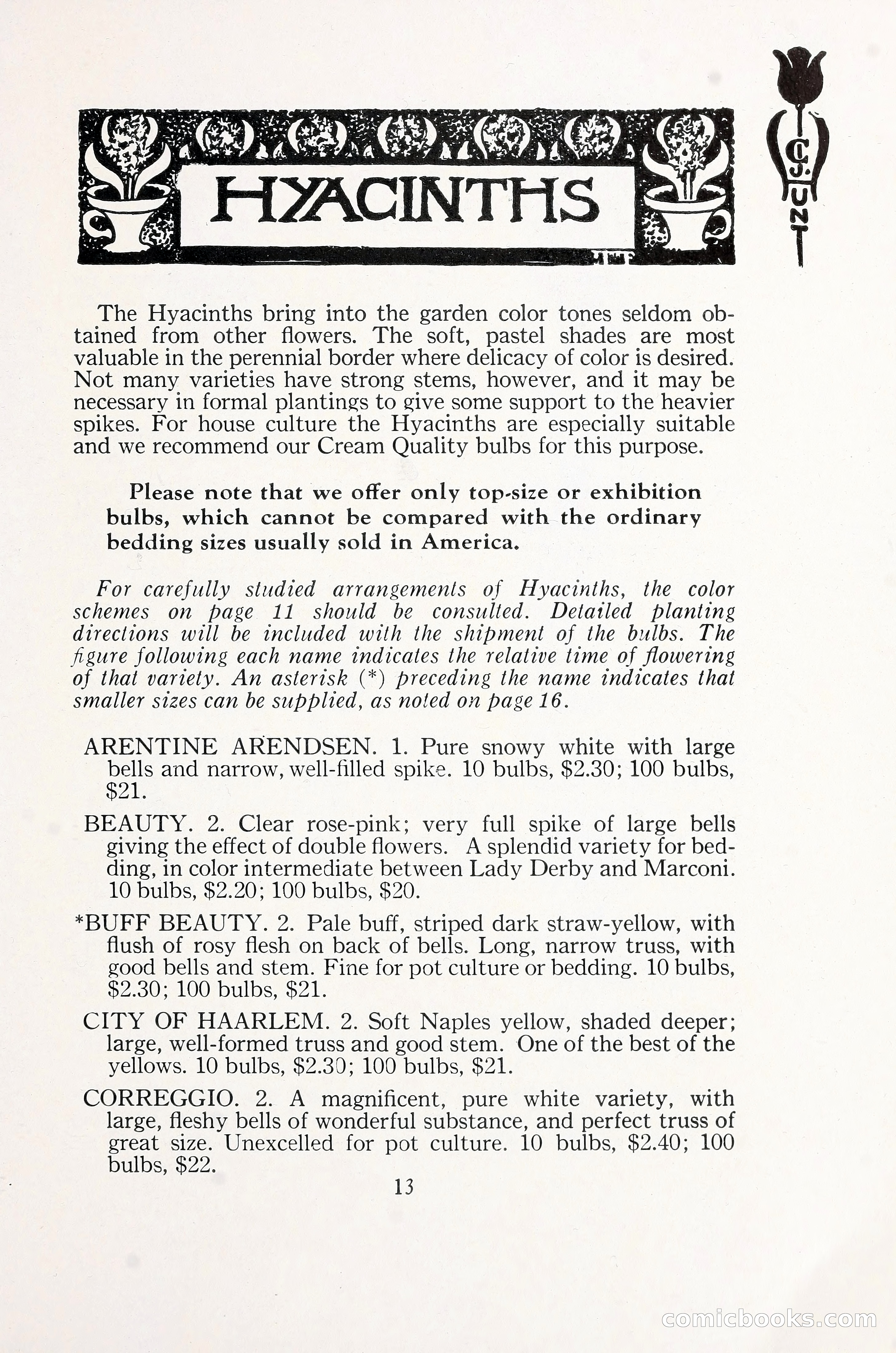 Blue Book of Bulbs, 1930 — page 20 of 140