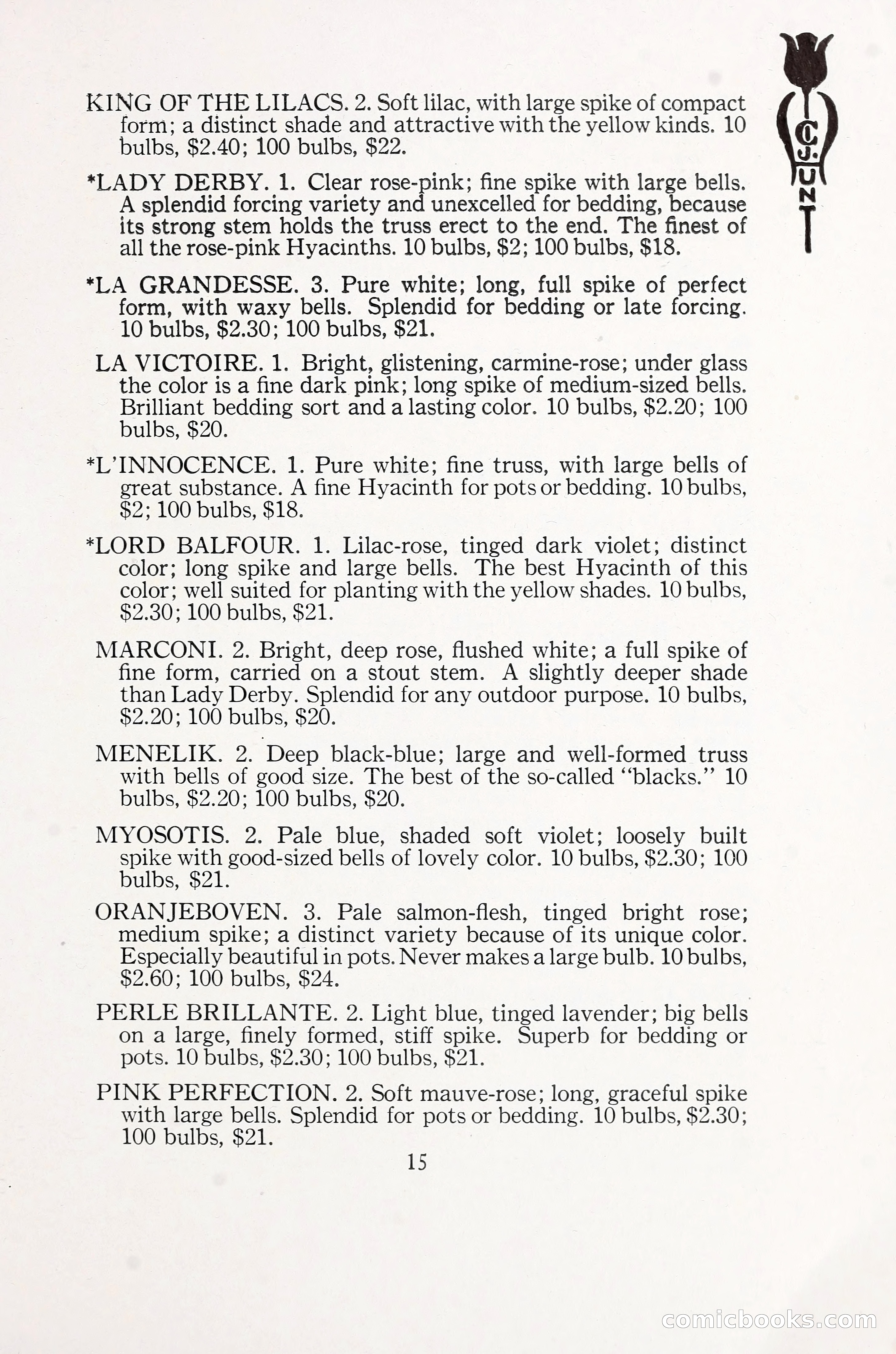 Blue Book of Bulbs, 1930 — page 22 of 140