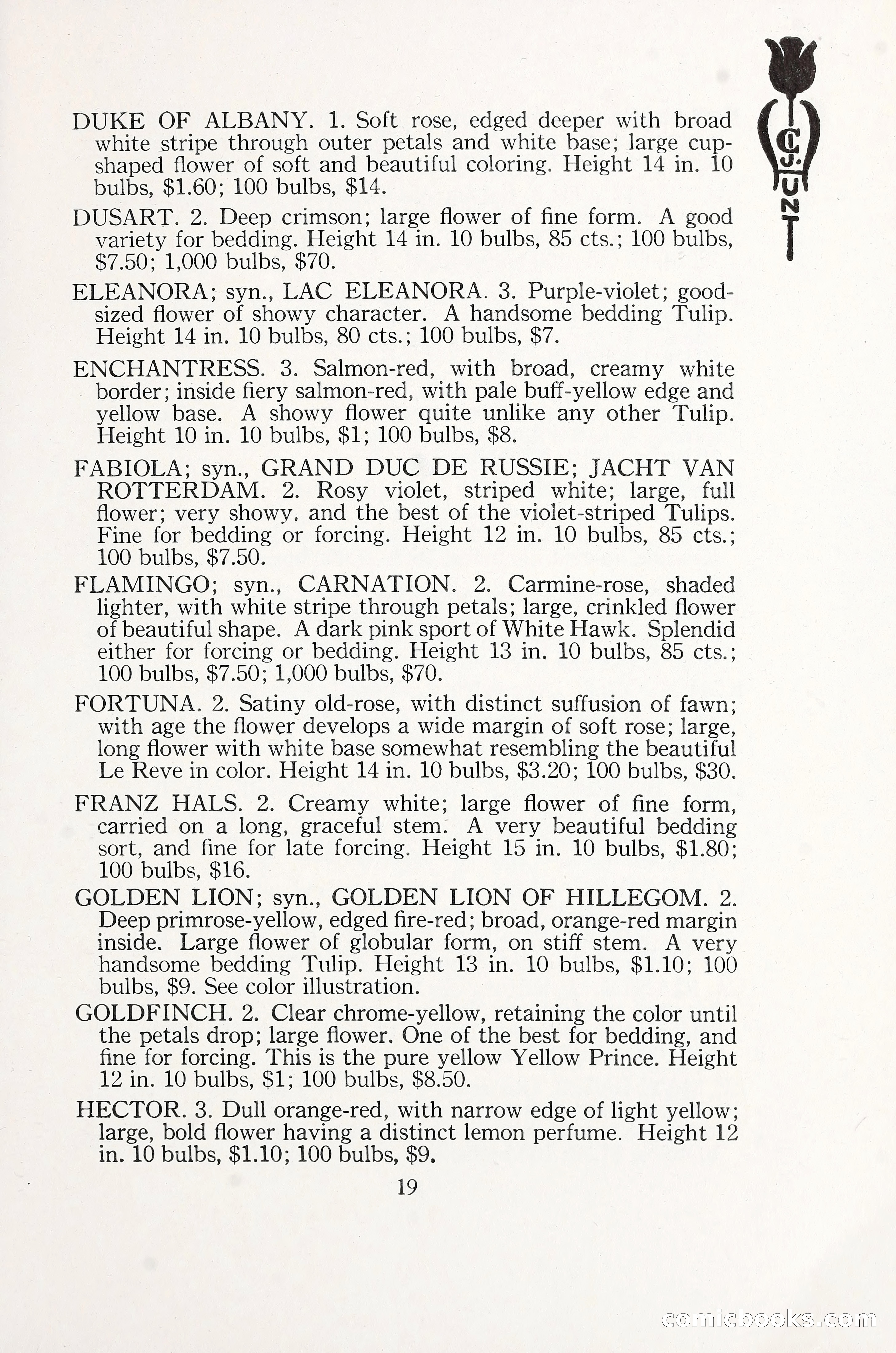 Blue Book of Bulbs, 1930 — page 28 of 140