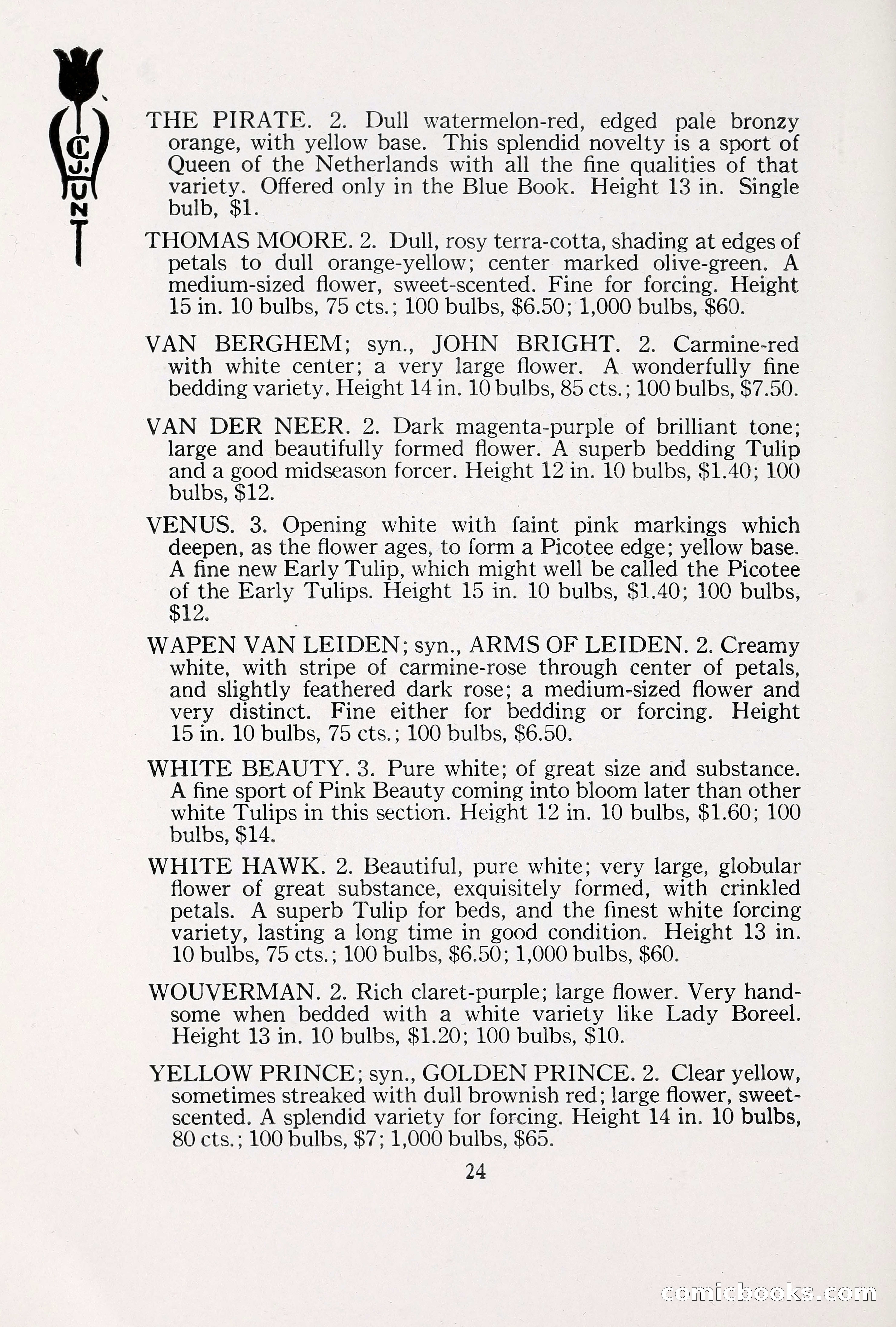 Blue Book of Bulbs, 1930 — page 35 of 140