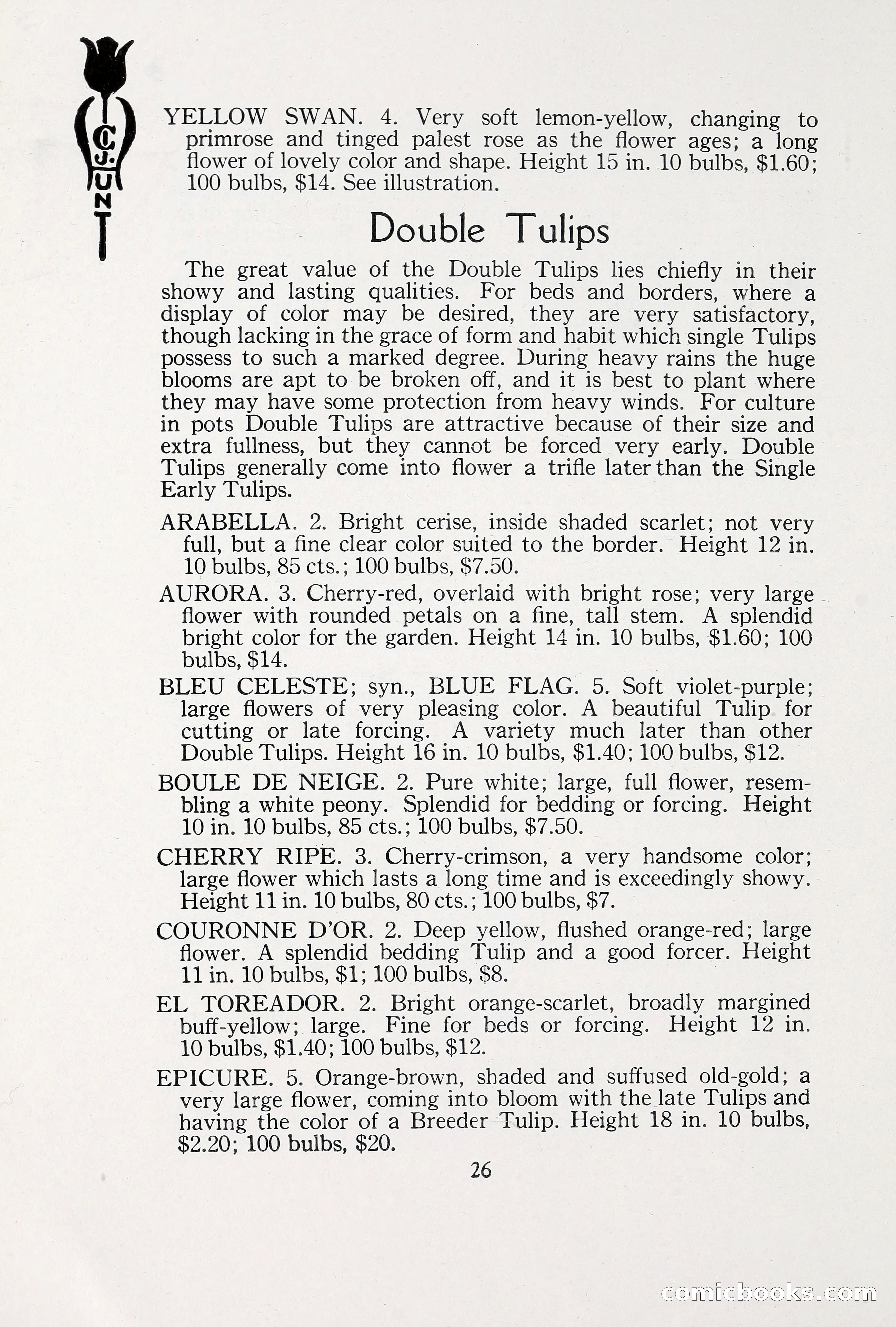 Blue Book of Bulbs, 1930 — page 37 of 140