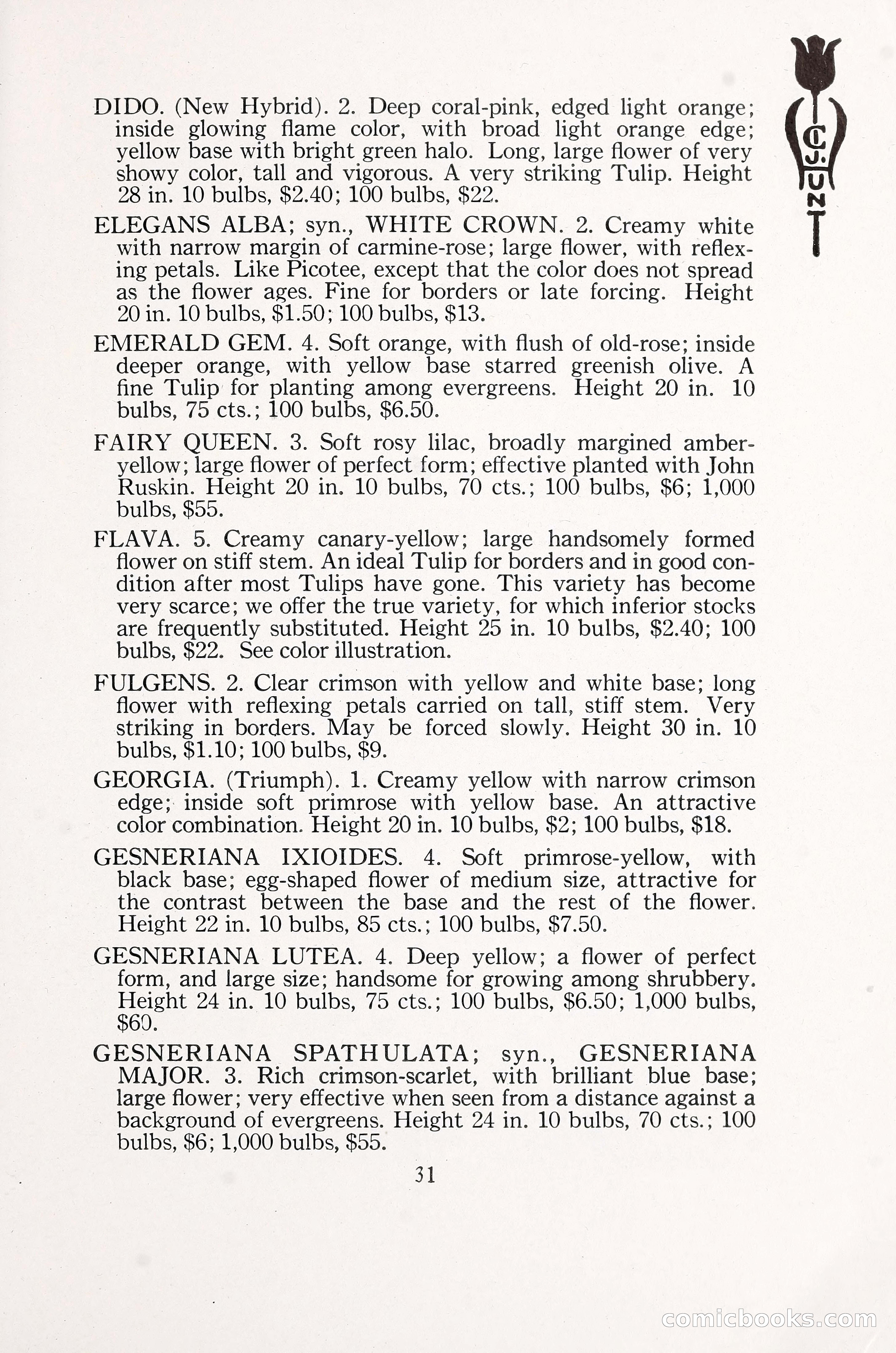 Blue Book of Bulbs, 1930 — page 44 of 140